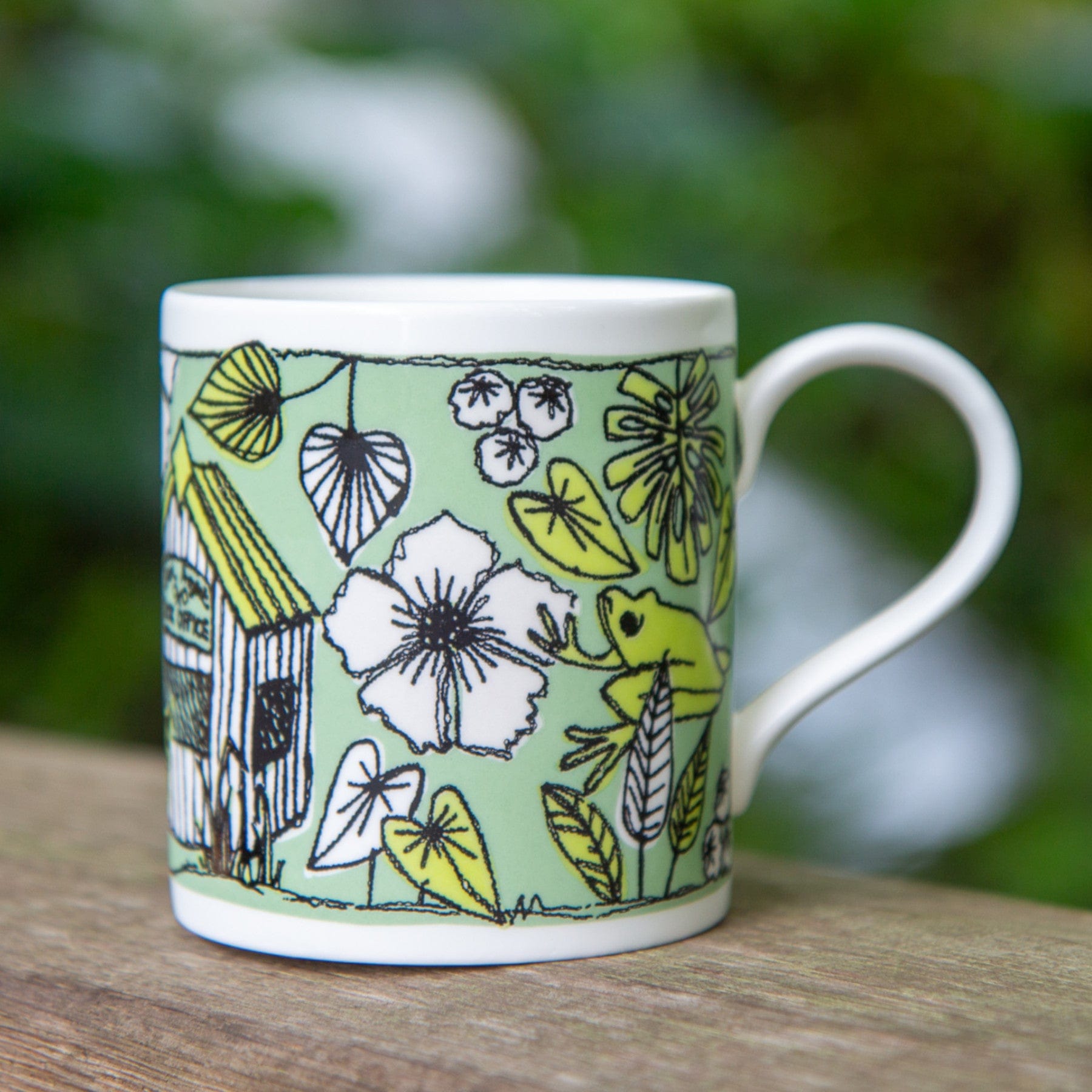 Rainforest printed mug