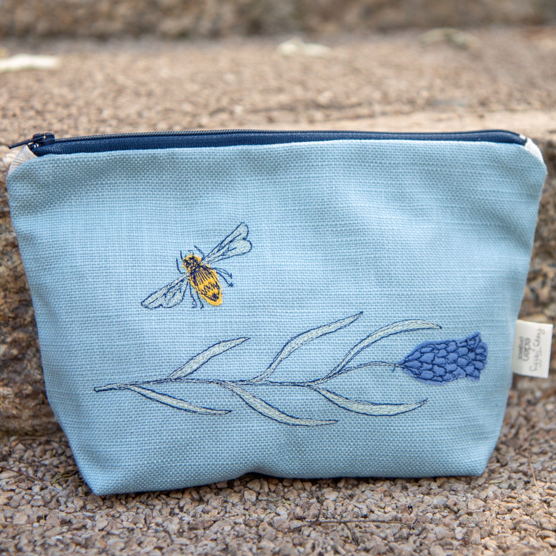 Mediterranean embroidered make up bag
