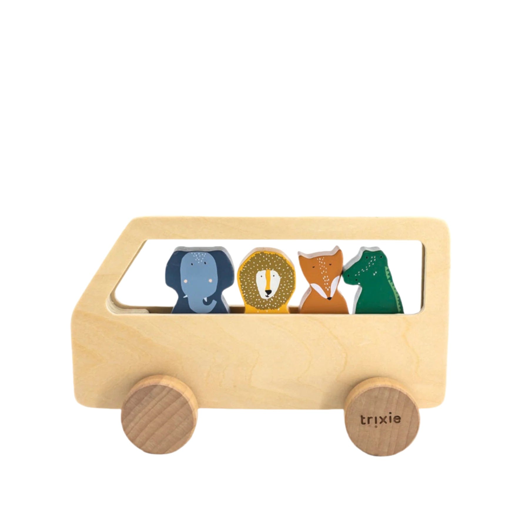 Wooden animal bus