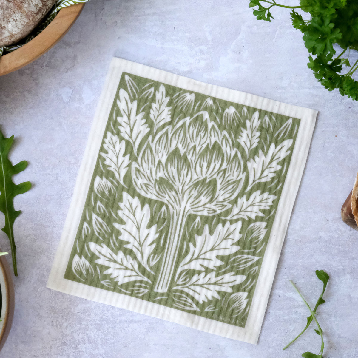 Artichoke dishcloth