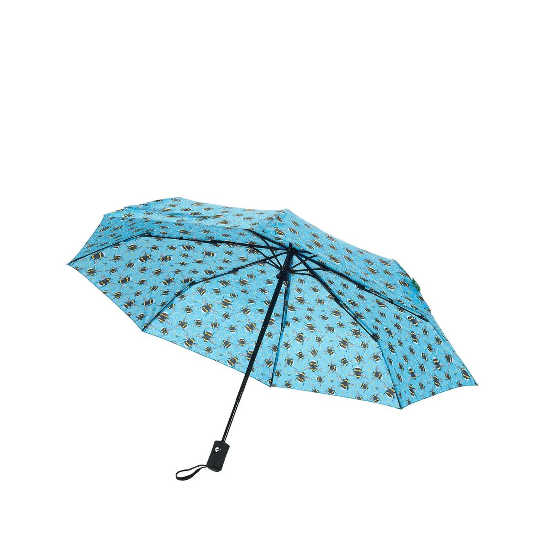 Folding automatic umbrella bumblebees