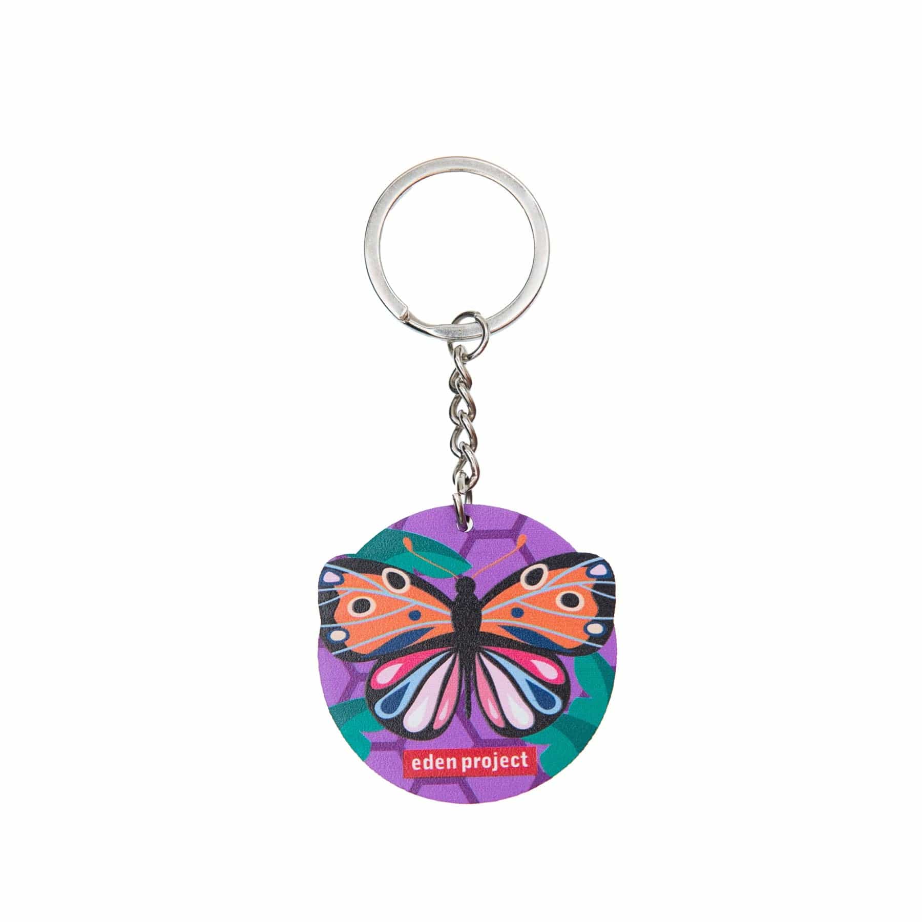 Bamboo keyring butterfly