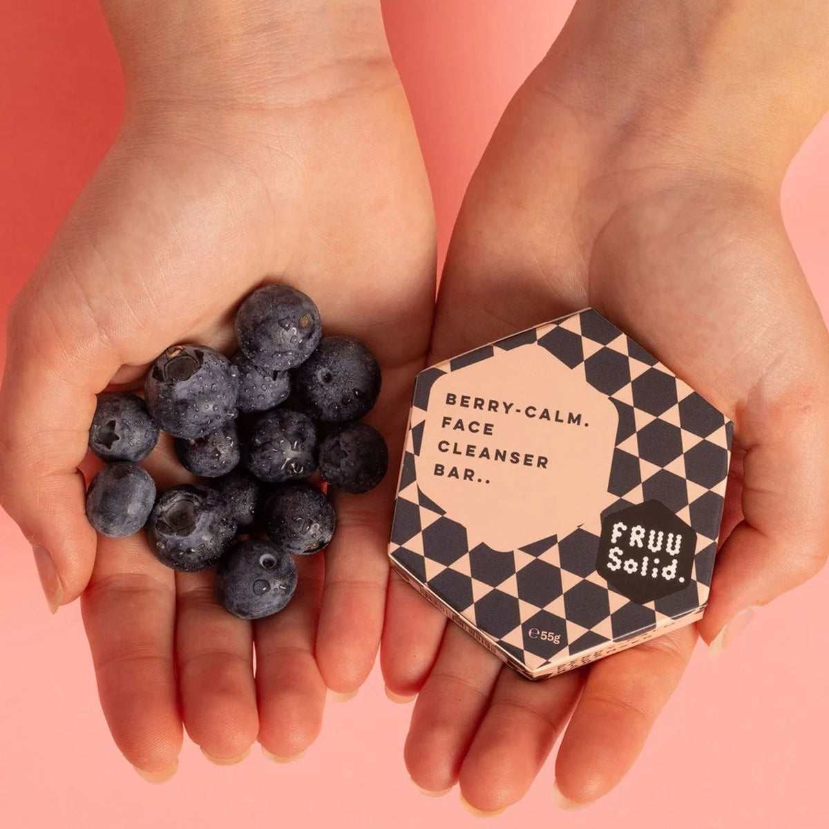 Berry-calm face cleanser bar