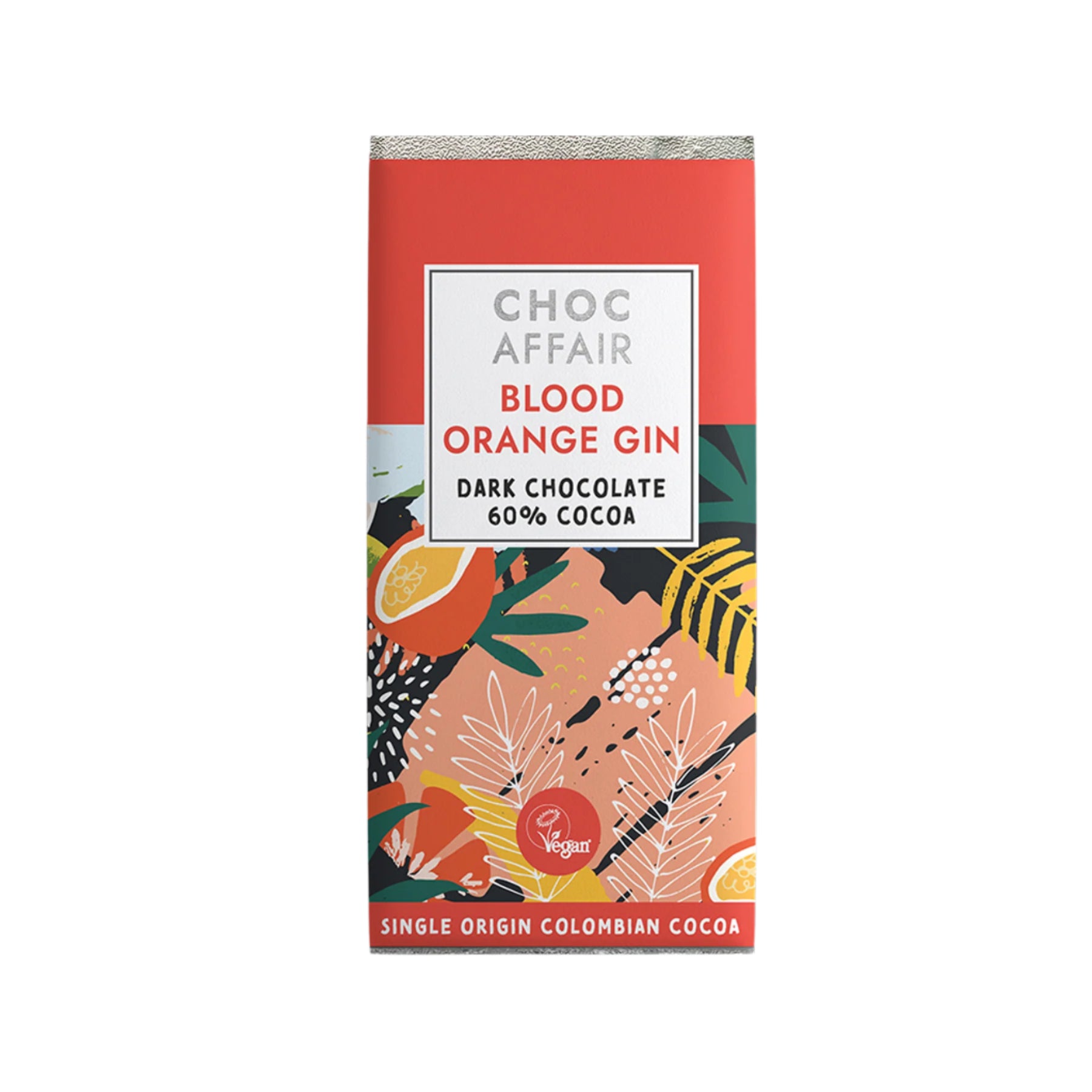 Blood orange gin dark chocolate bar 90g