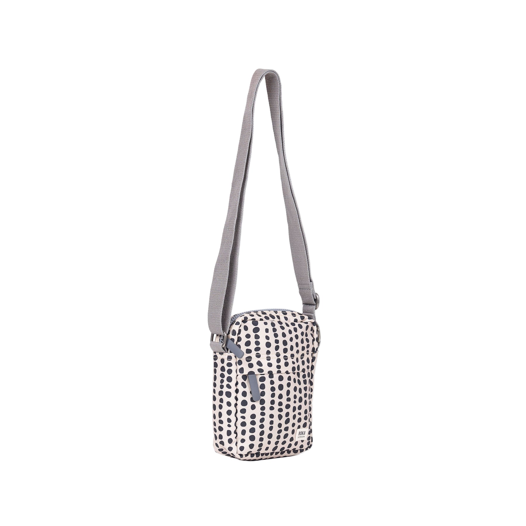 Bond linear dot recycled canvas crossbody