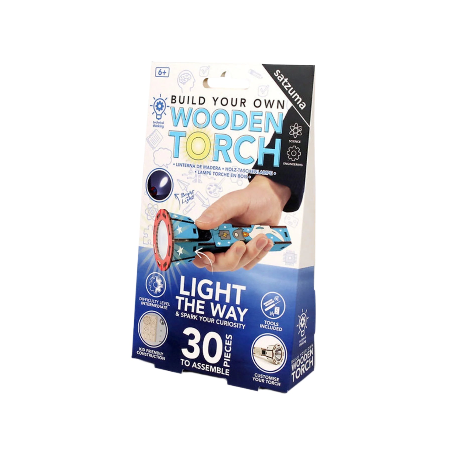 Build your own wooden torch