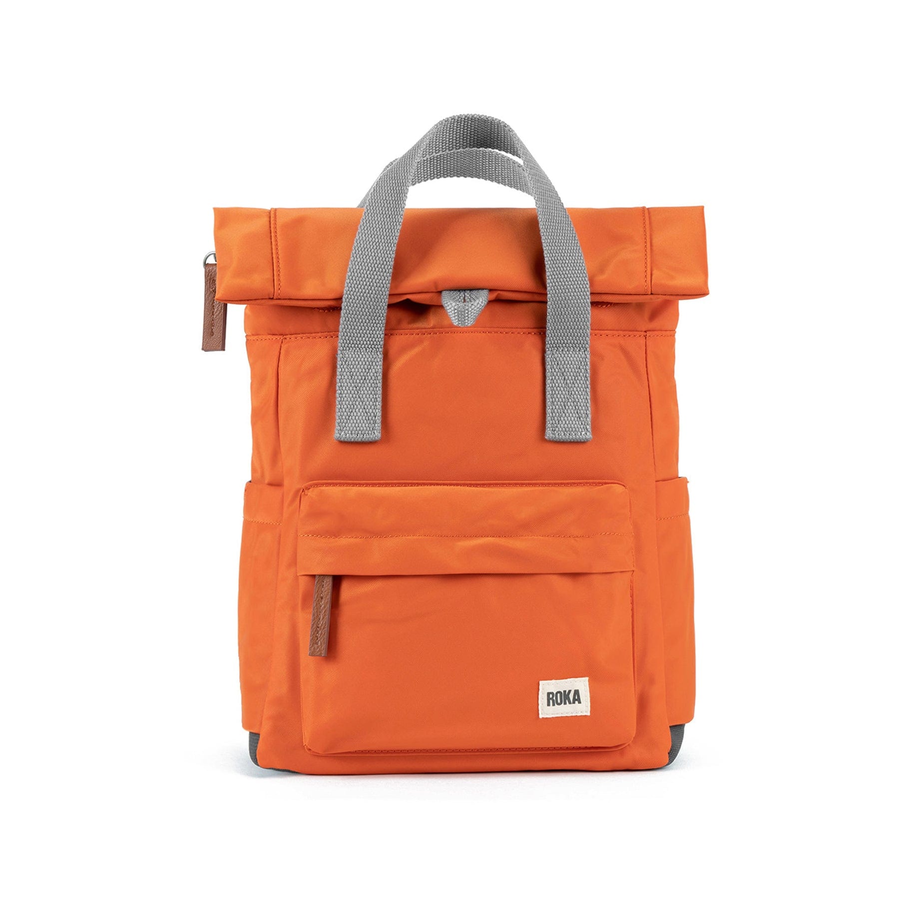 Canfield B burnt orange recycled nylon backpack