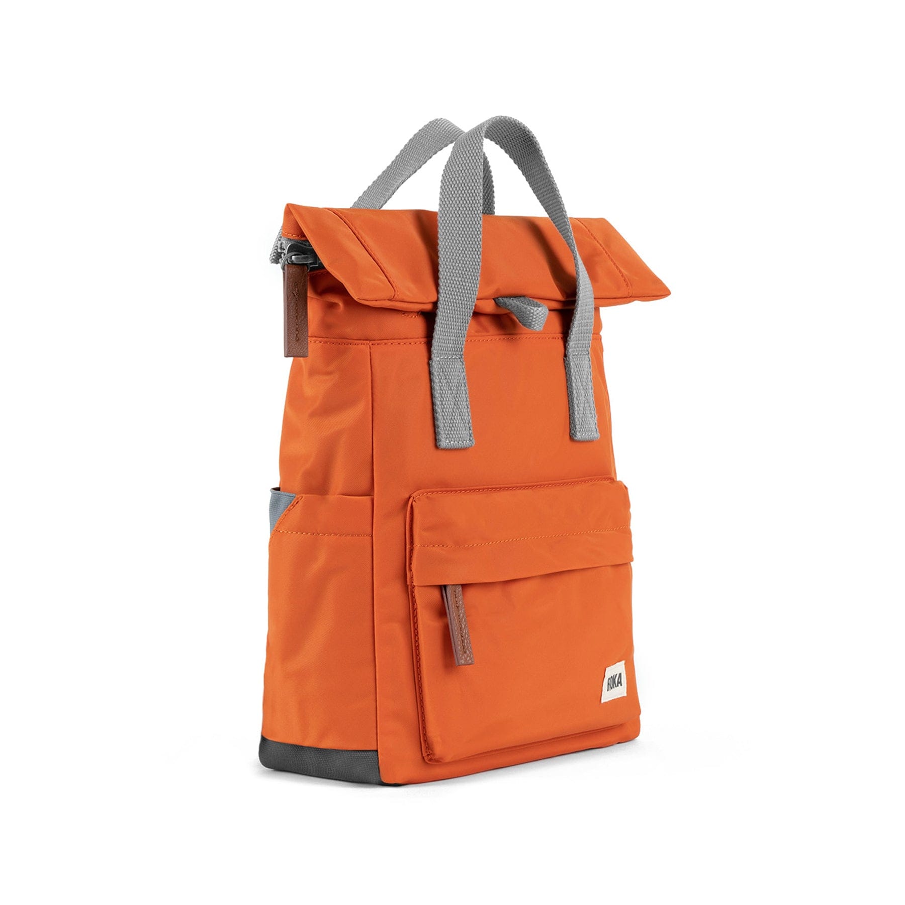Canfield B burnt orange recycled nylon backpack