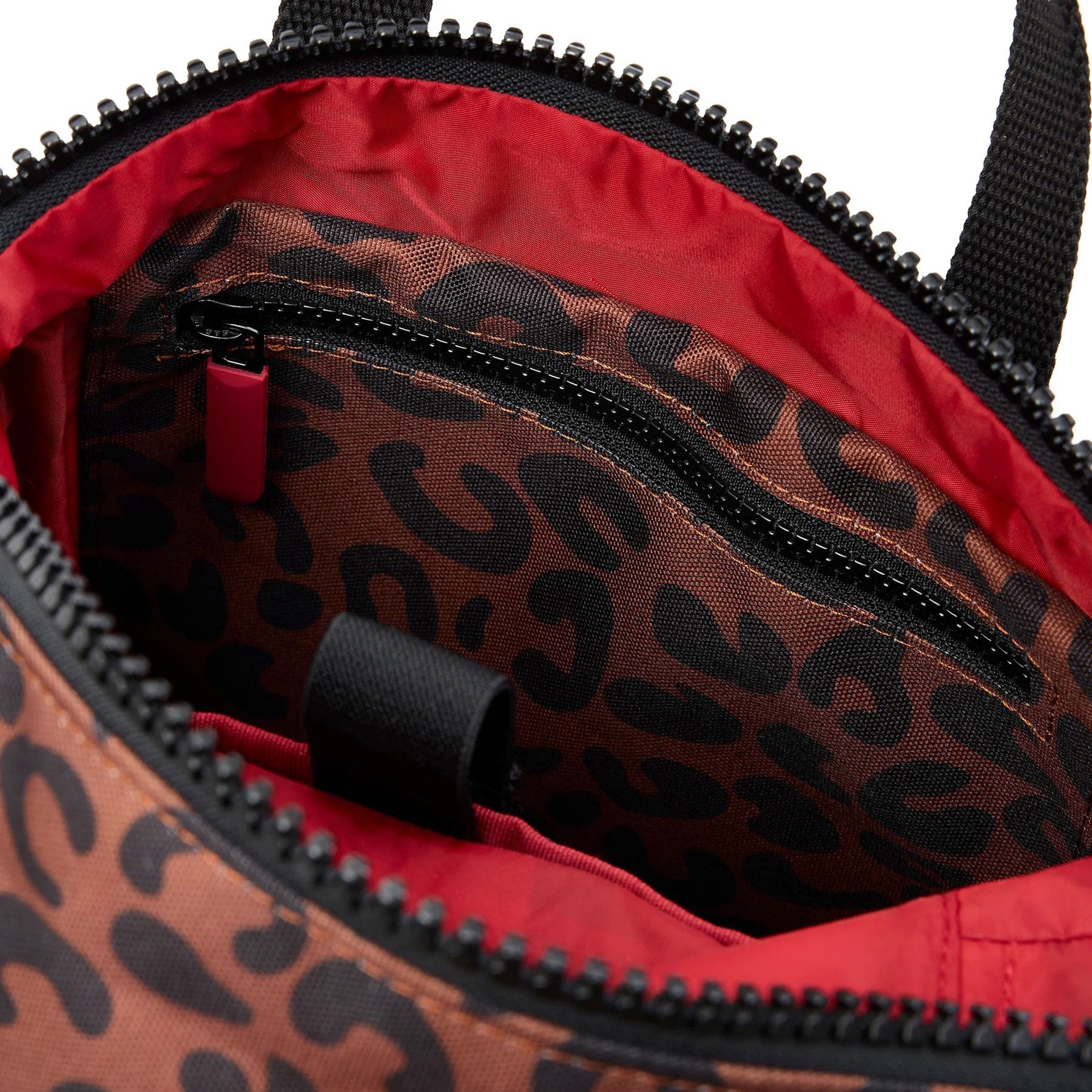 Canfield B backpack scarlet leopard