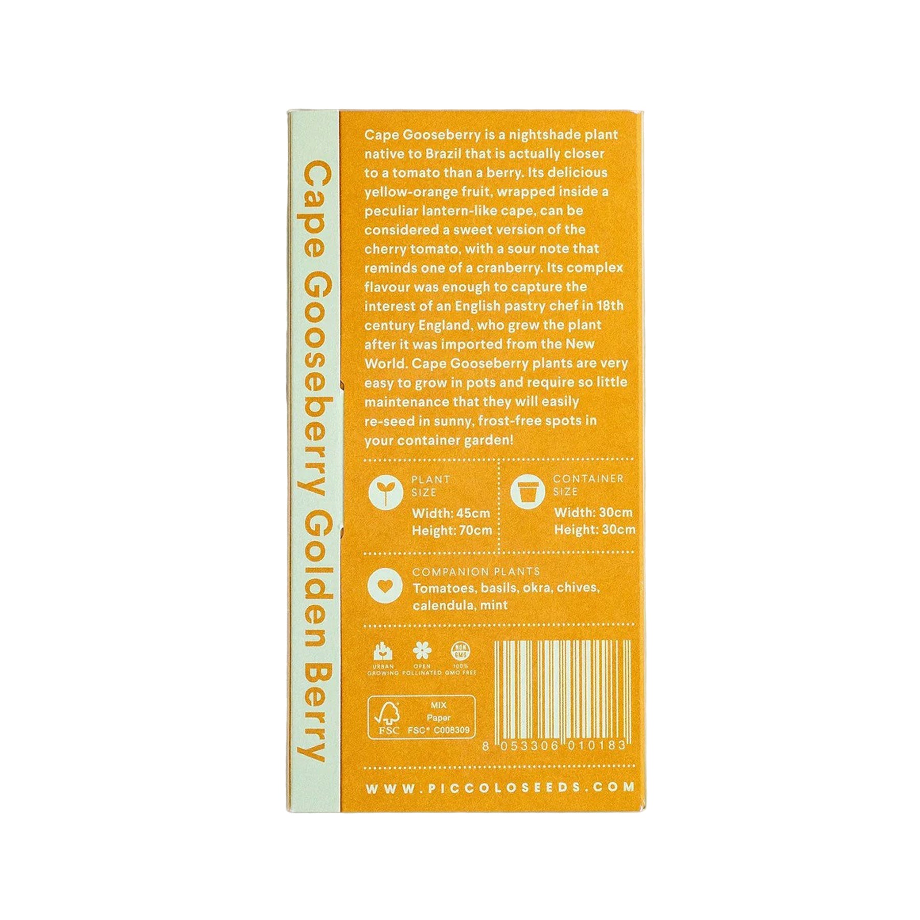 Golden berry cape gooseberry seeds