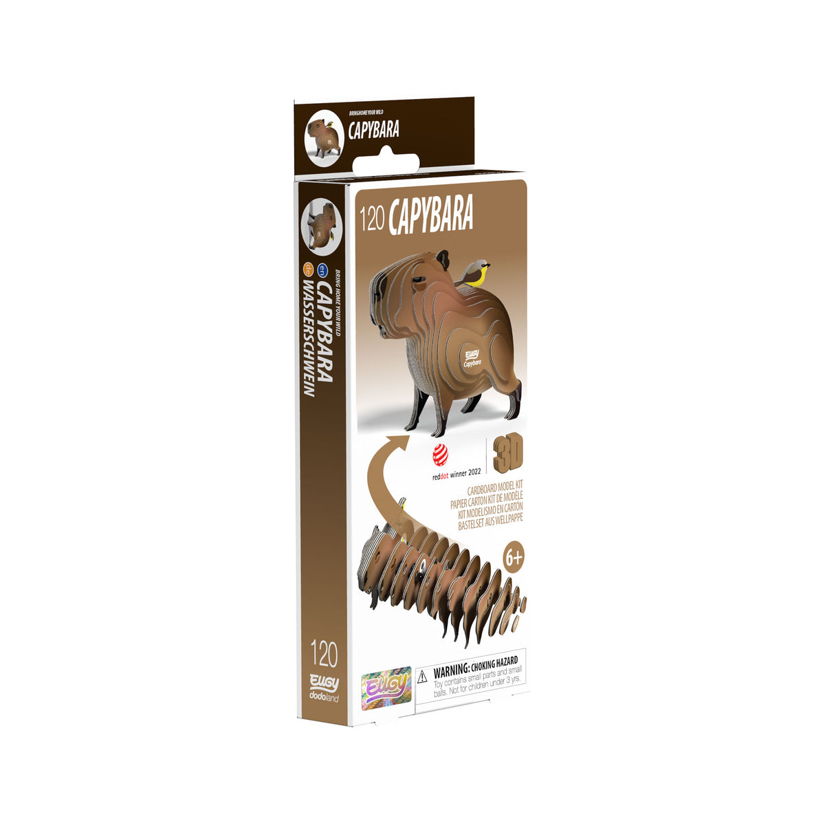 Capybara 3D model kit
