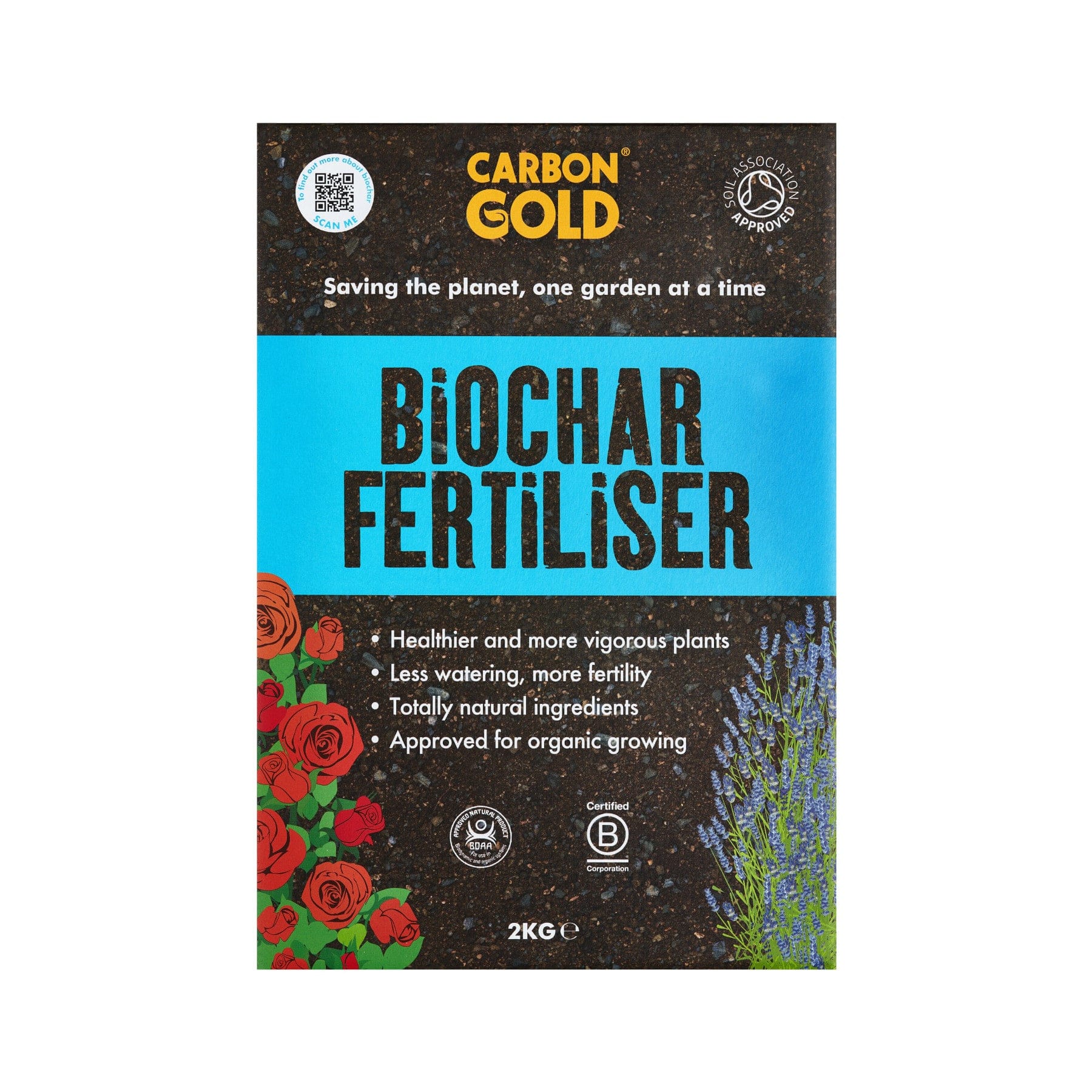 Biochar fertiliser 2kg