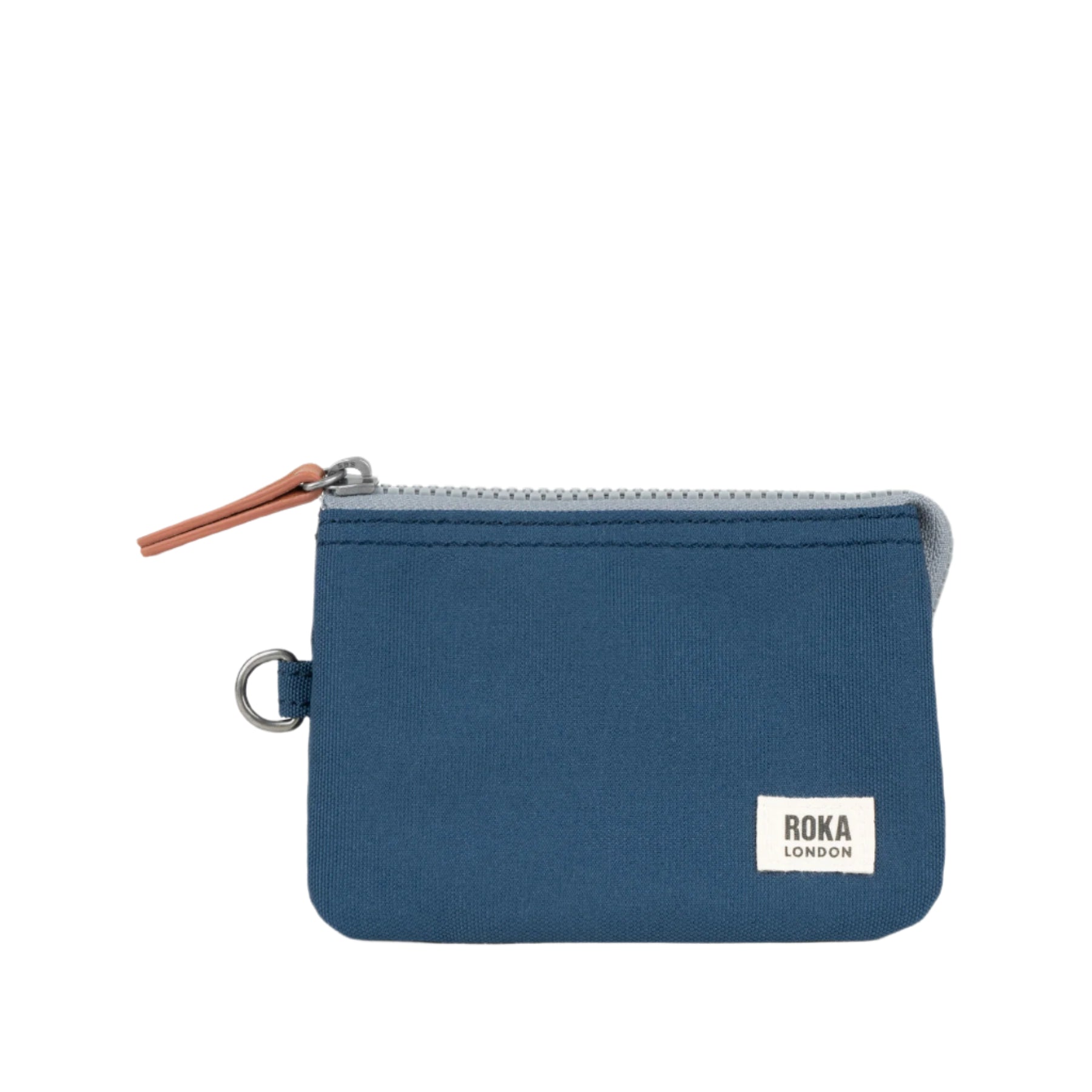 Carnaby deep blue recycled canvas wallet