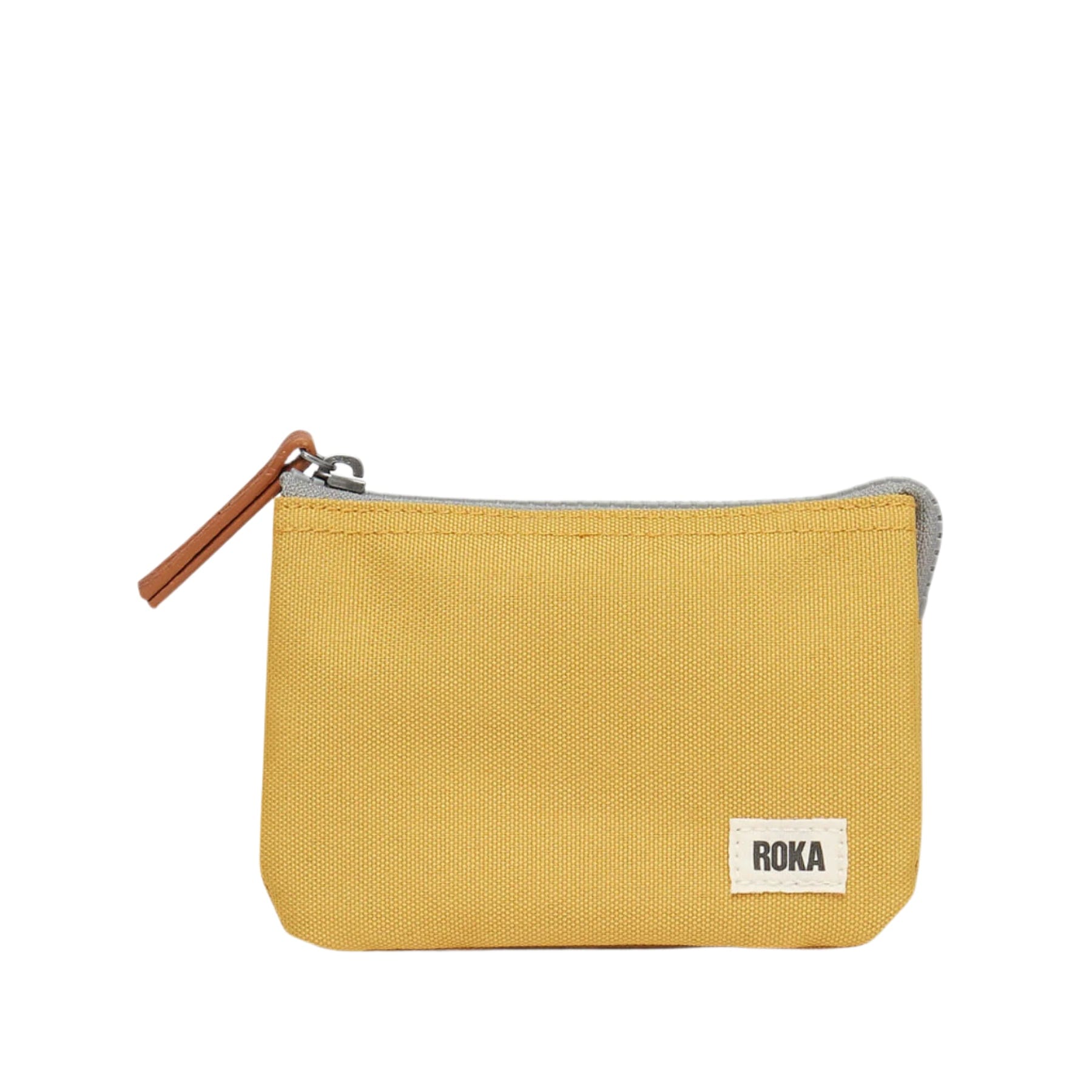 Carnaby flax recycled canvas wallet