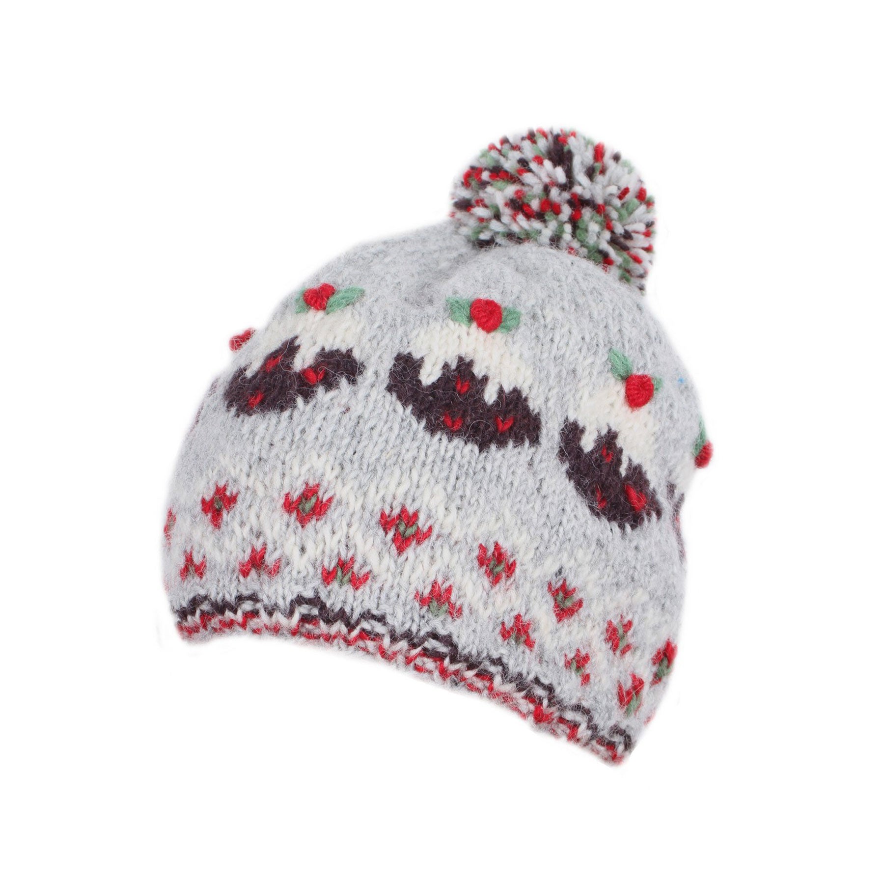 Pudding christmas bobble beanie