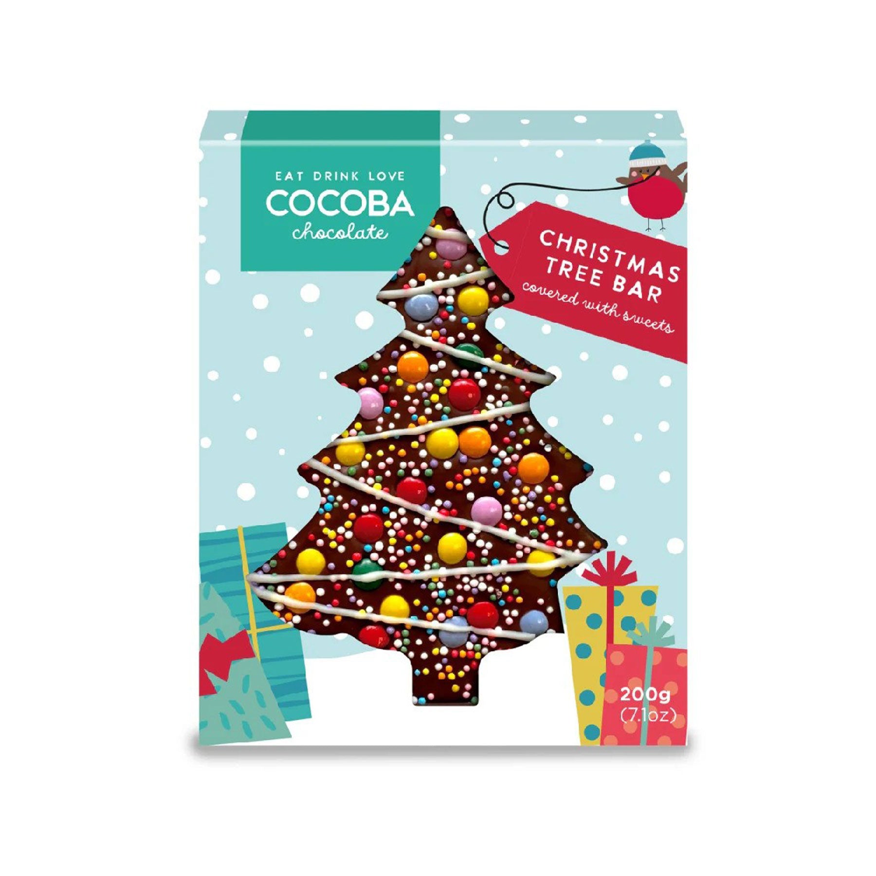 Christmas tree chocolate bar 65g