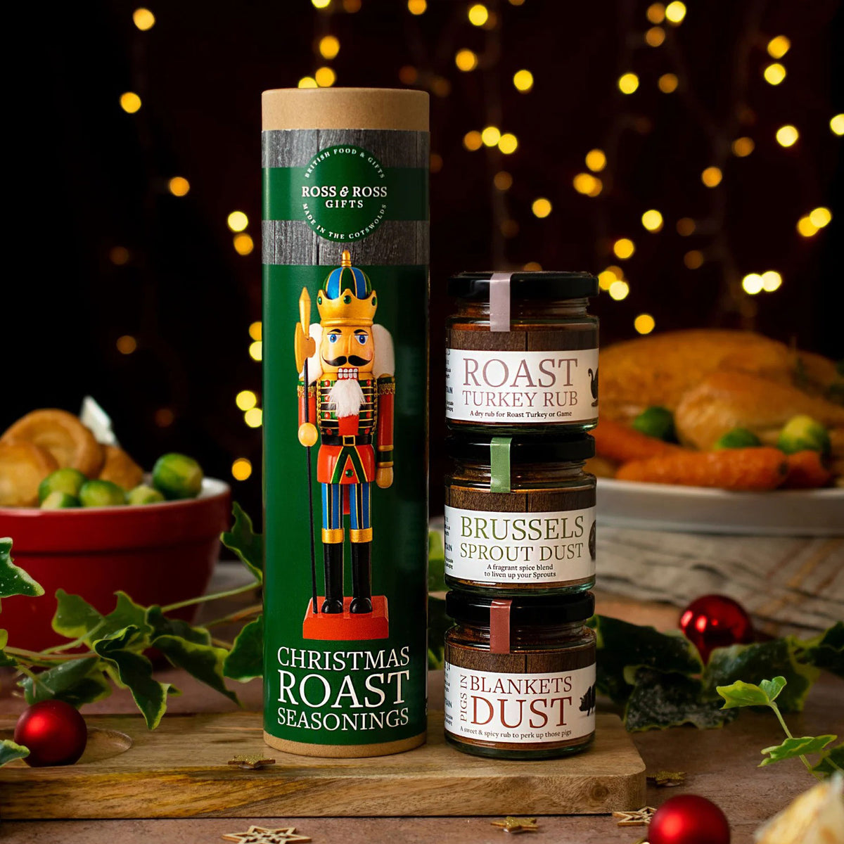 Christmas roast seasonings tube