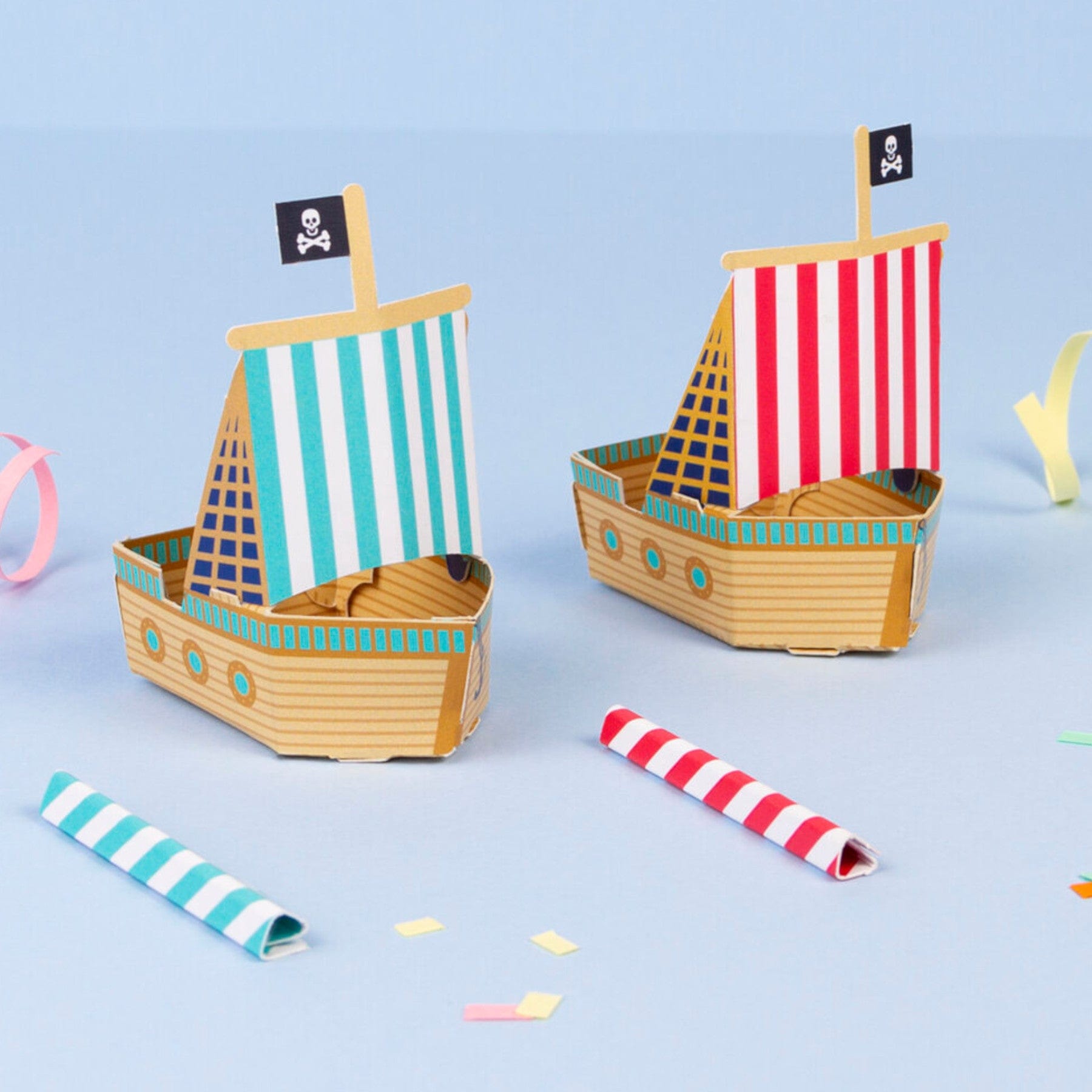 Create your own pirate blow boats