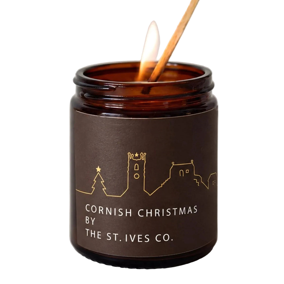 Cornish Christmas candle