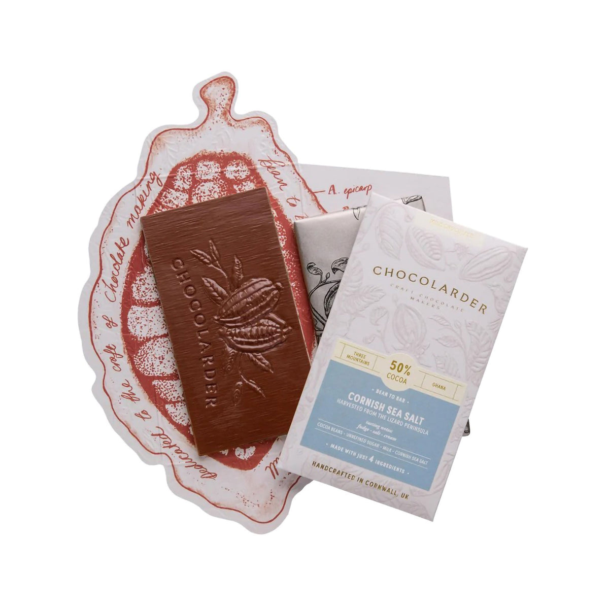 Cornish sea salt 50% milk chocolate 70g