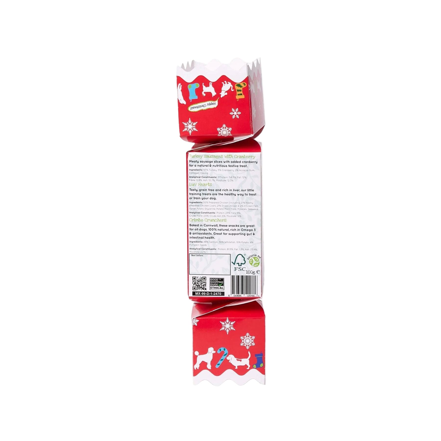 Christmas cracker for dogs