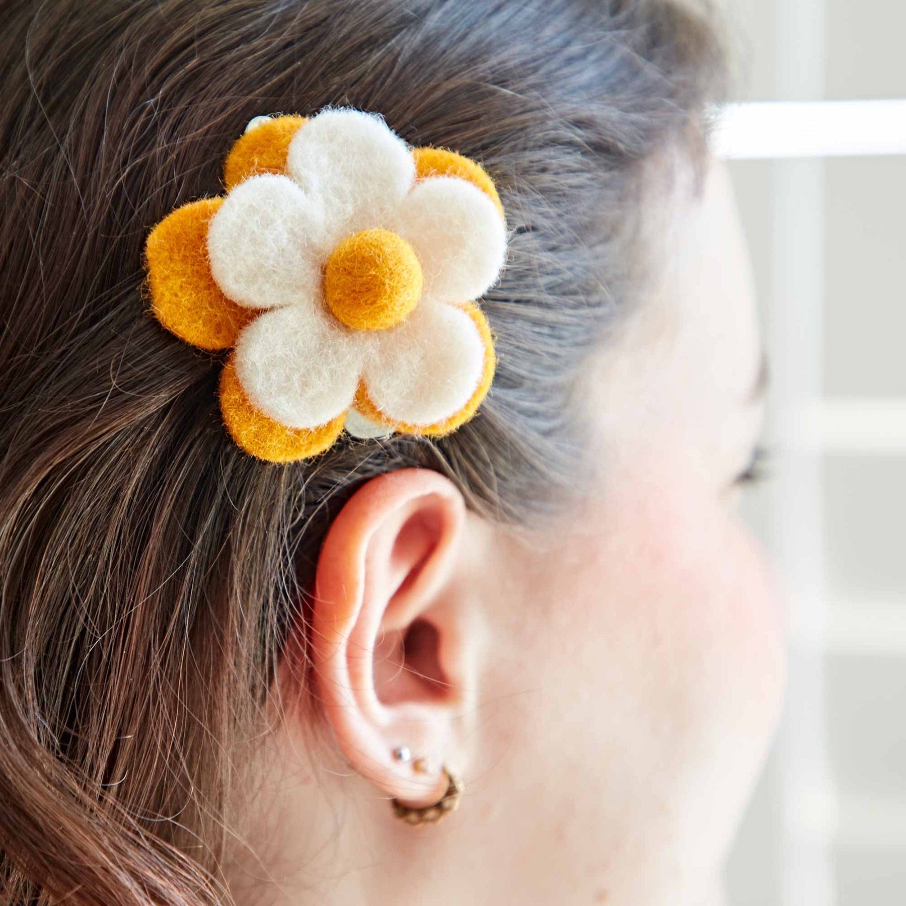 Felt hairslide (sold singly)