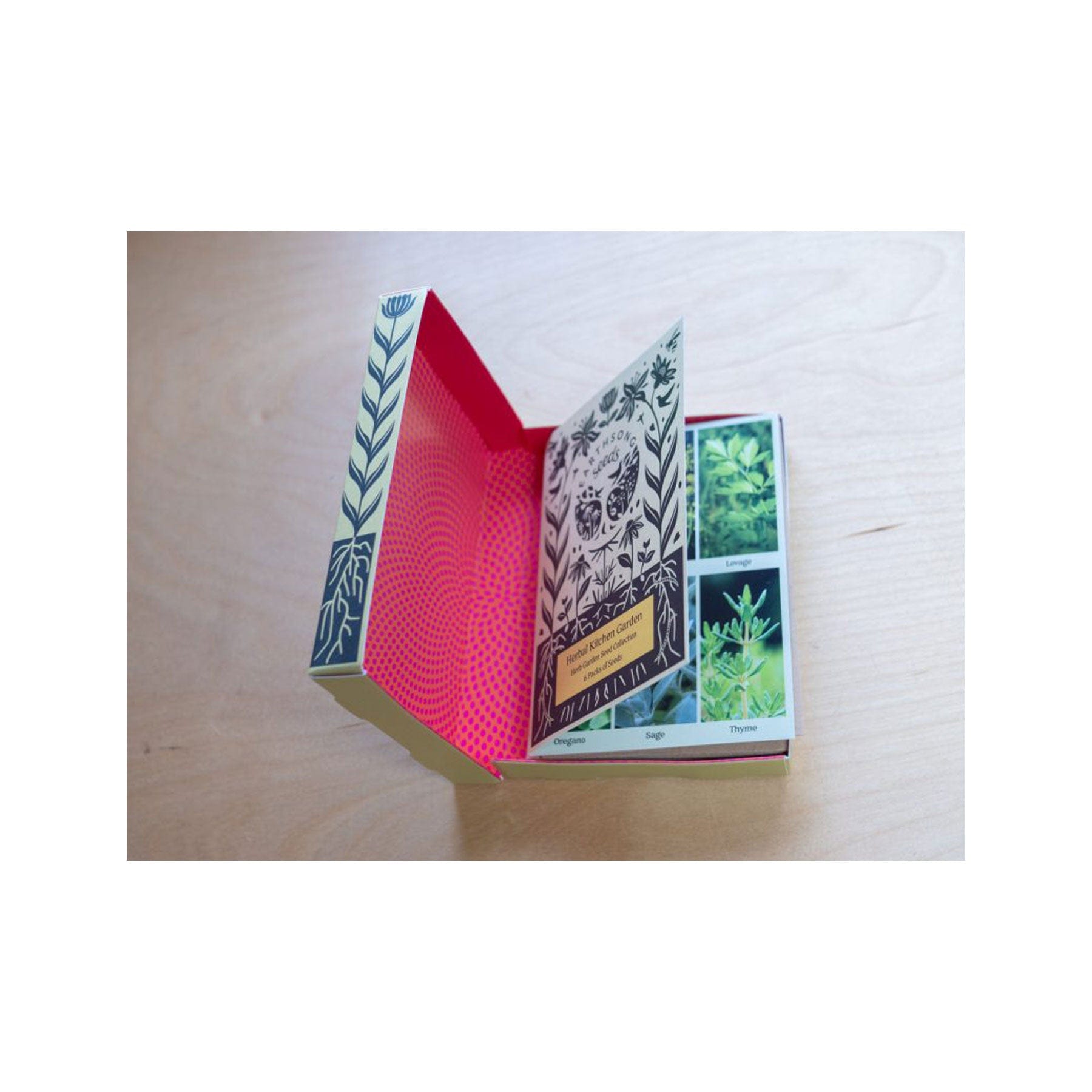 Herbal kitchen garden seed collection