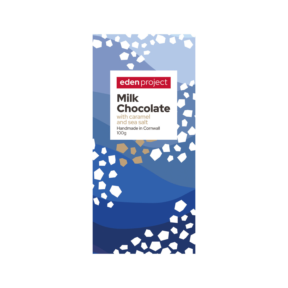 Milk chocolate with caramel sea salt 100g