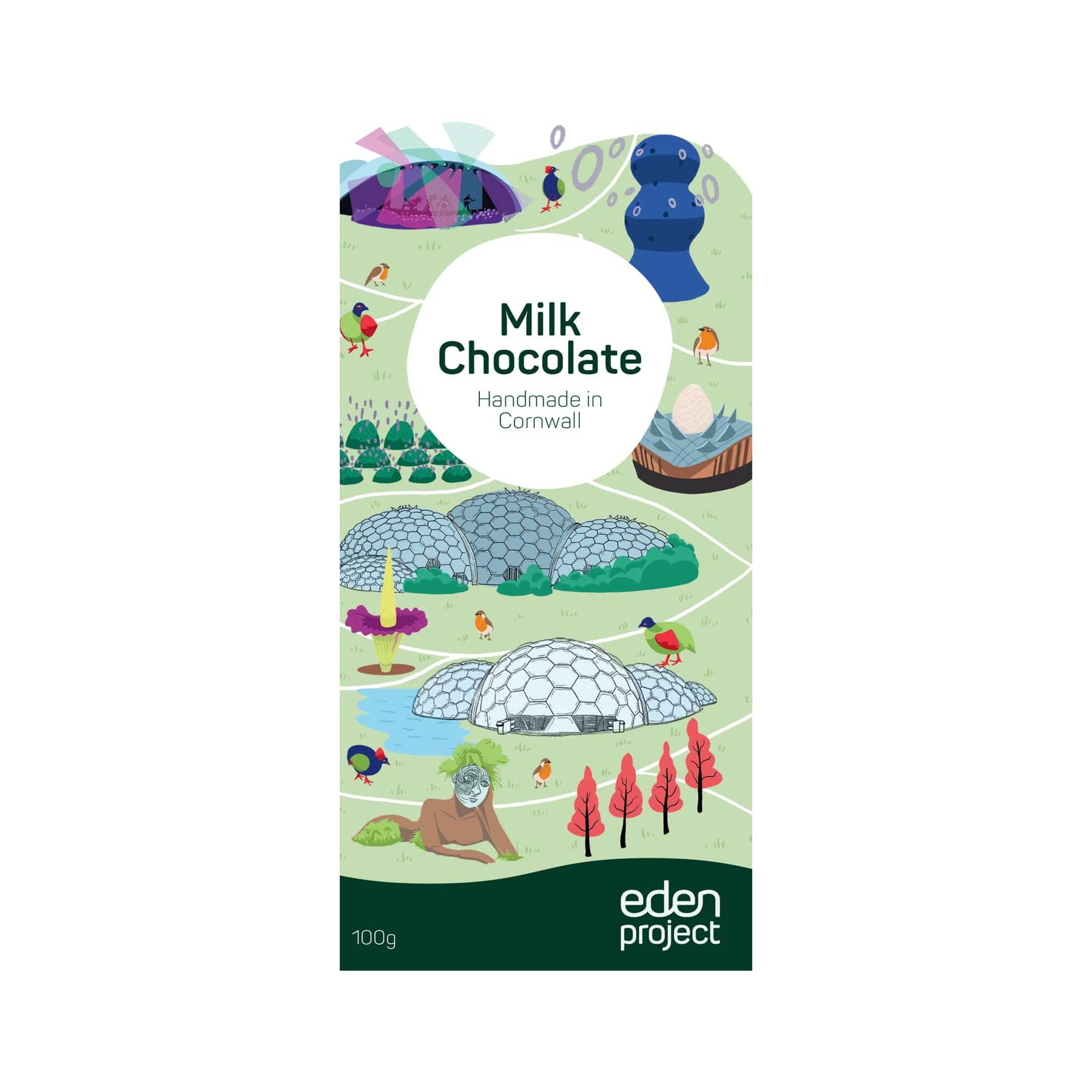 Eden scene milk chocolate bar 100g