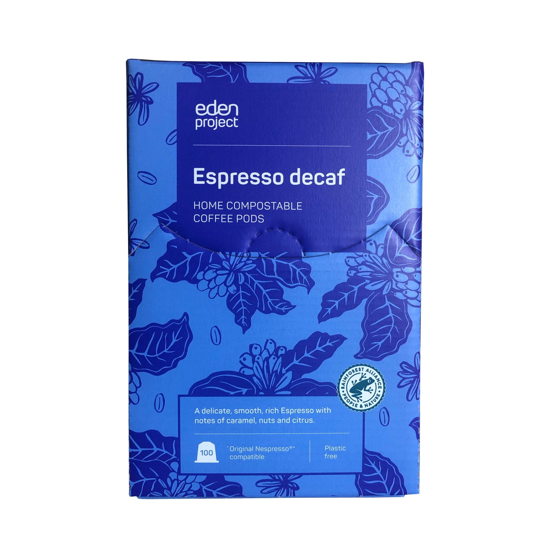 100 Espresso decaf compostable coffee capsules
