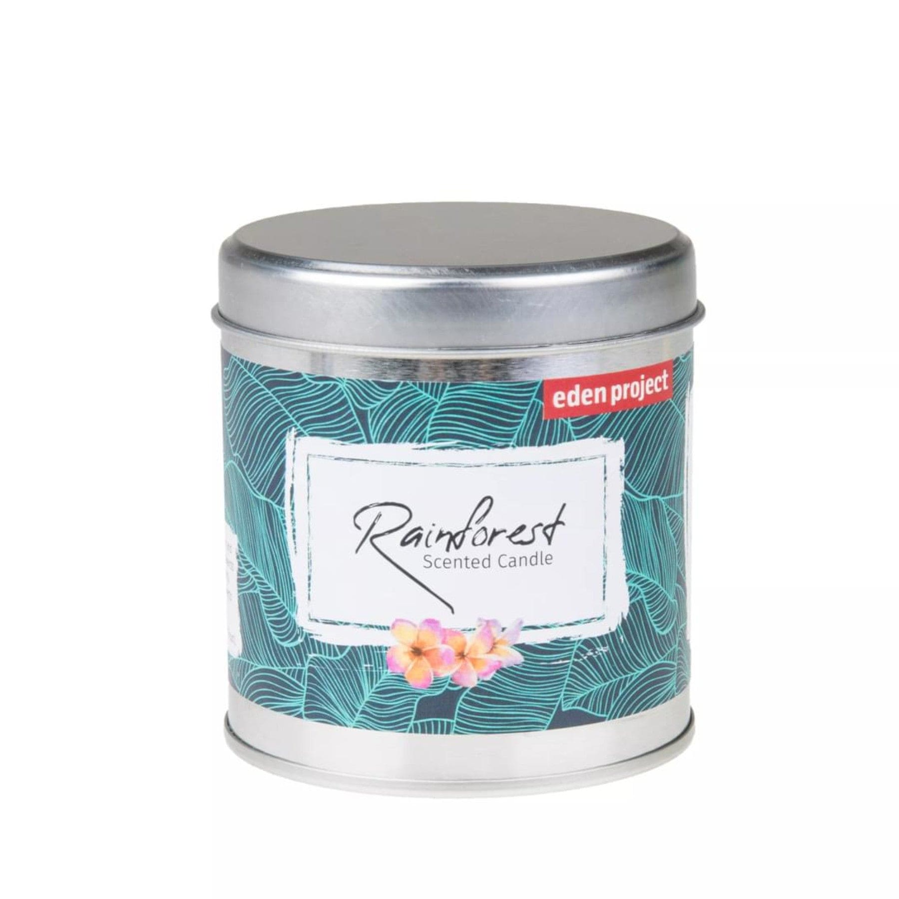 Rainforest scented tin candle