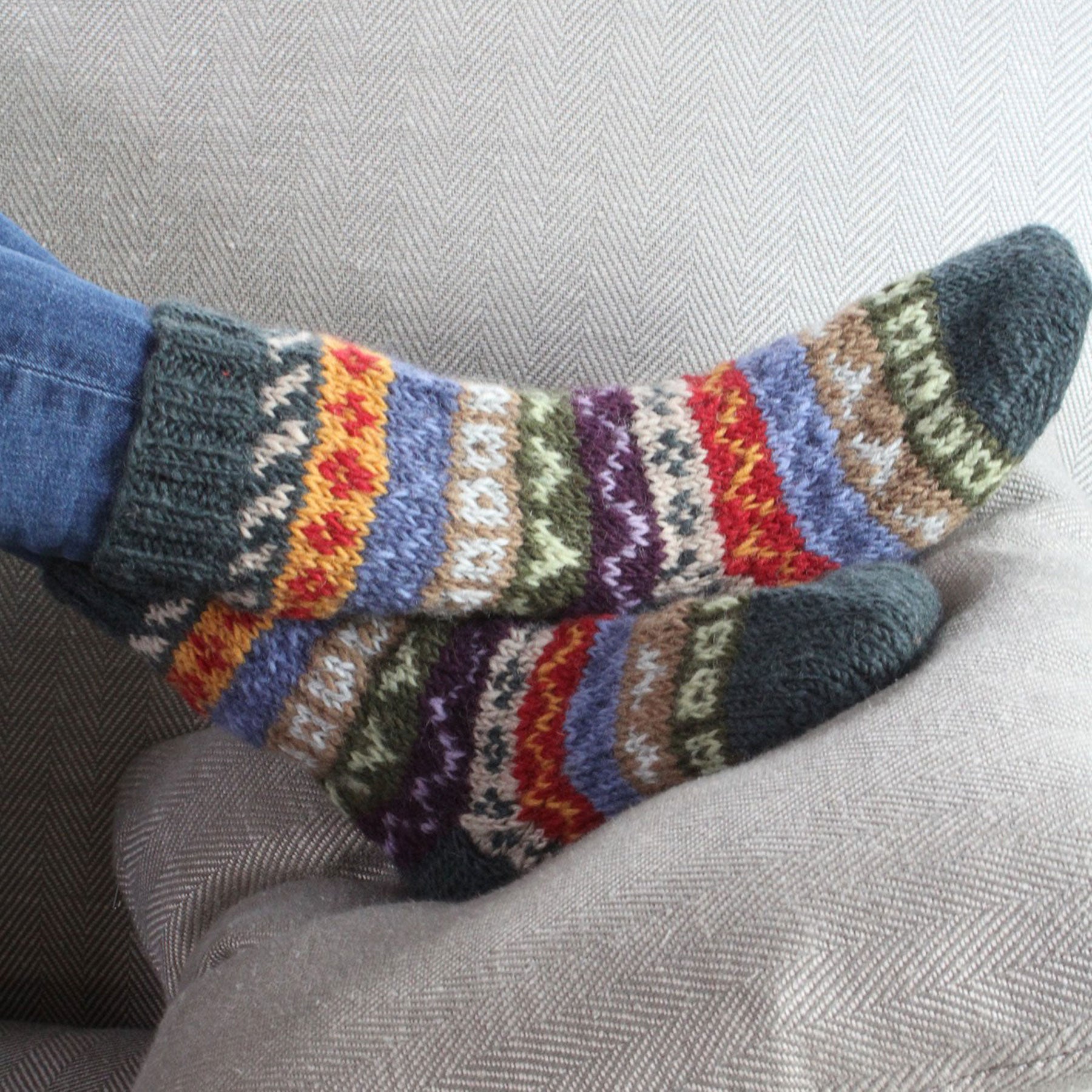 Womens elveden sofa socks