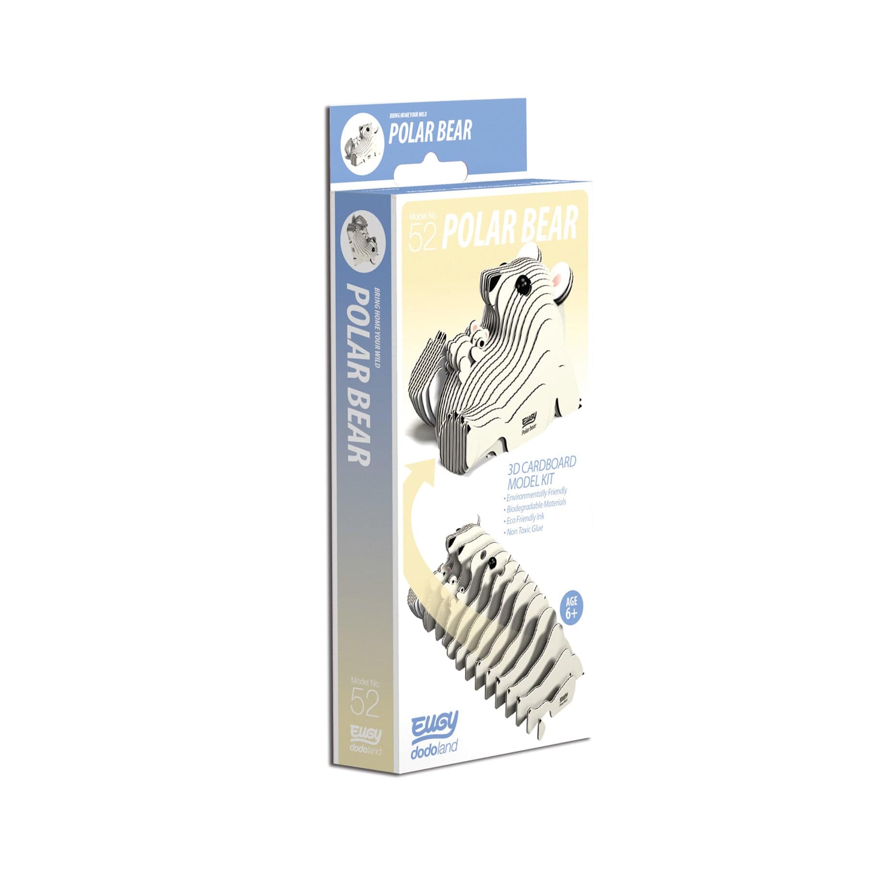 Polar bear 3D model kit