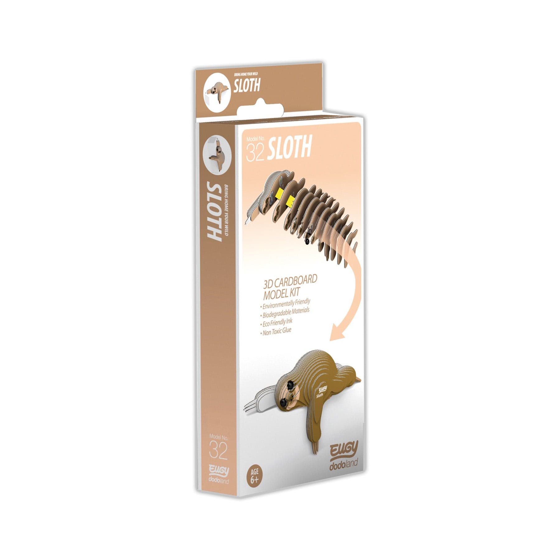 Sloth 3D model kit