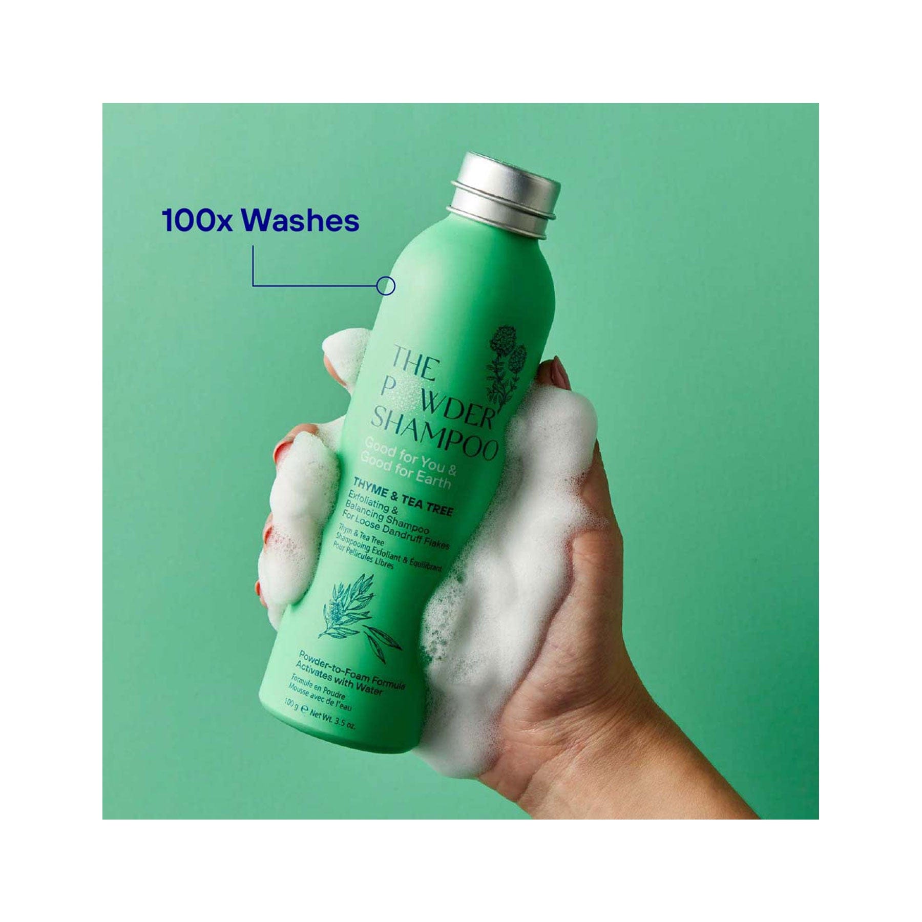 Exfoliating & balancing powder shampoo 100g