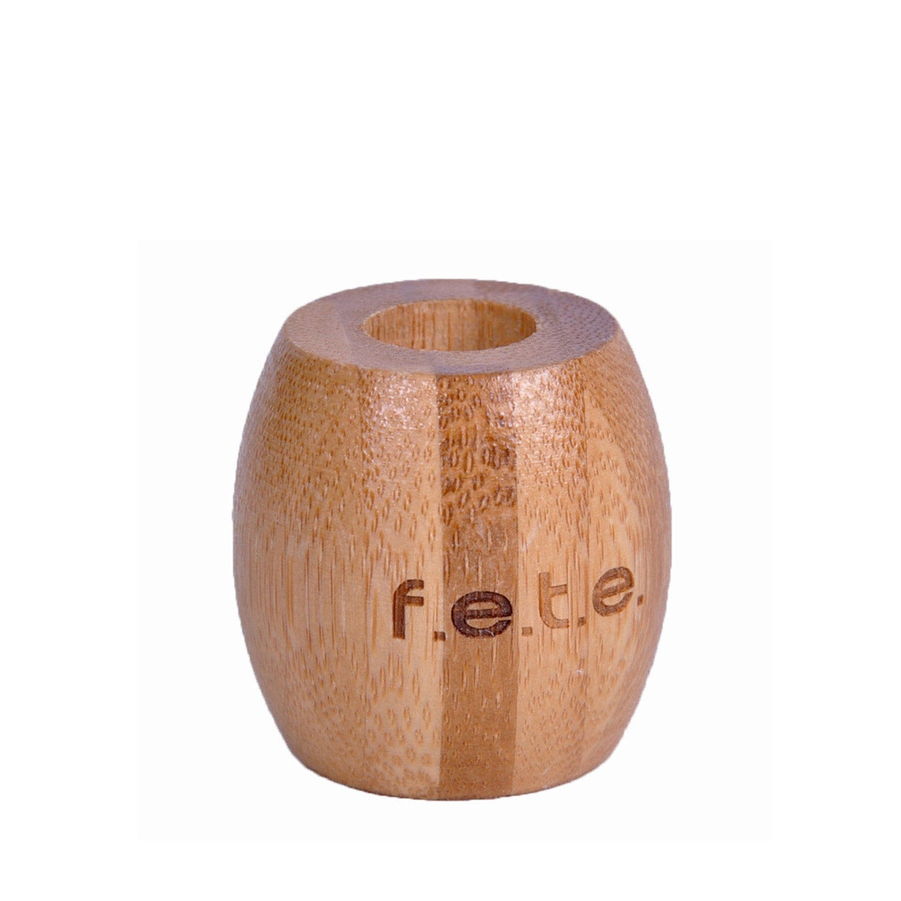 Bamboo toothbrush stand