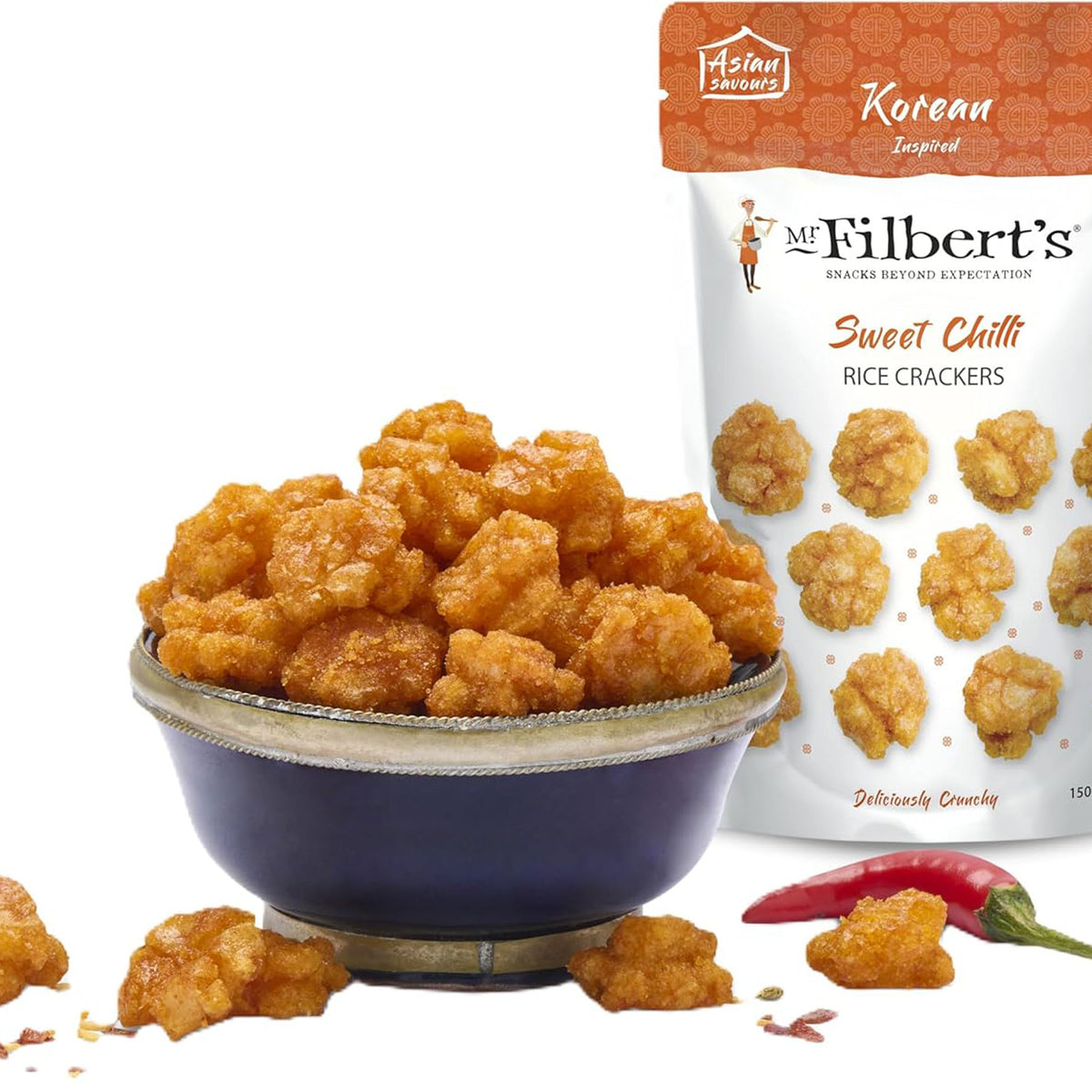 Filbert's chilli rice crackers 150g