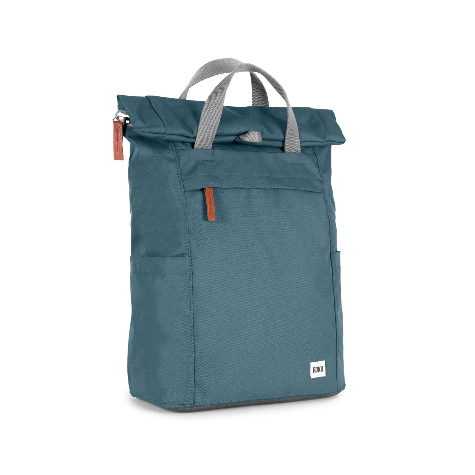 Finchley A airforce recycled canvas backpack