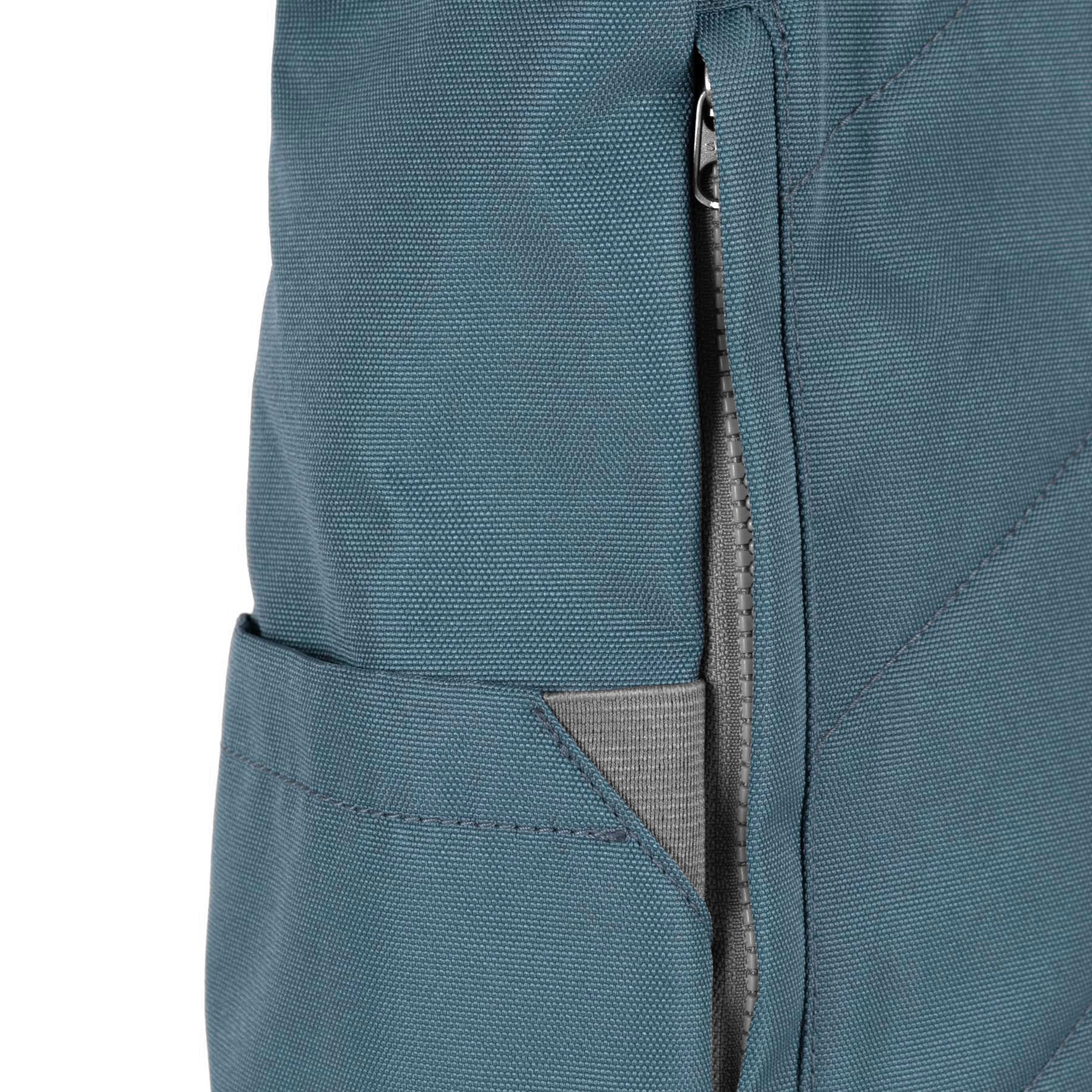 Finchley A airforce recycled canvas backpack