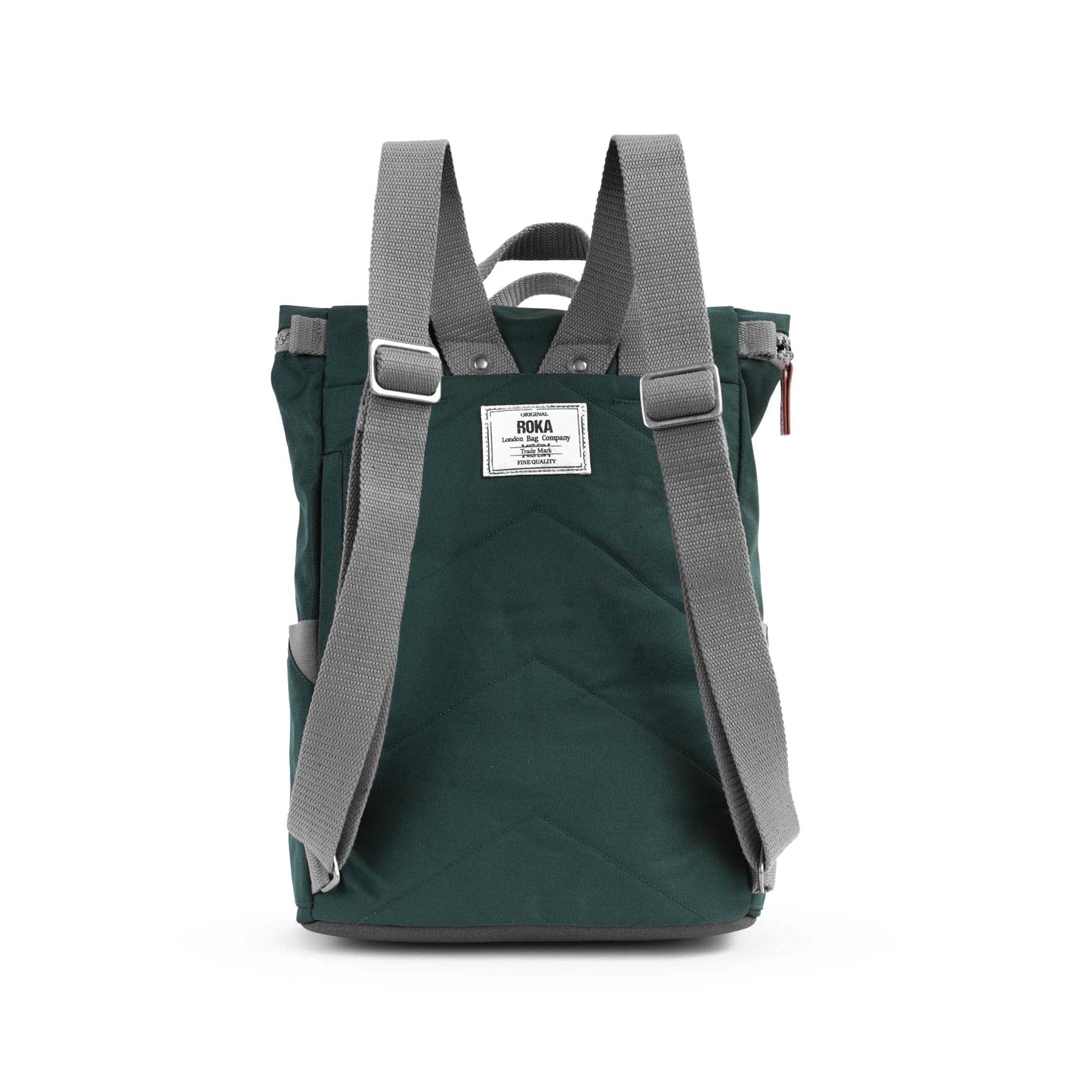 Finchley A forest recycled canvas backpack