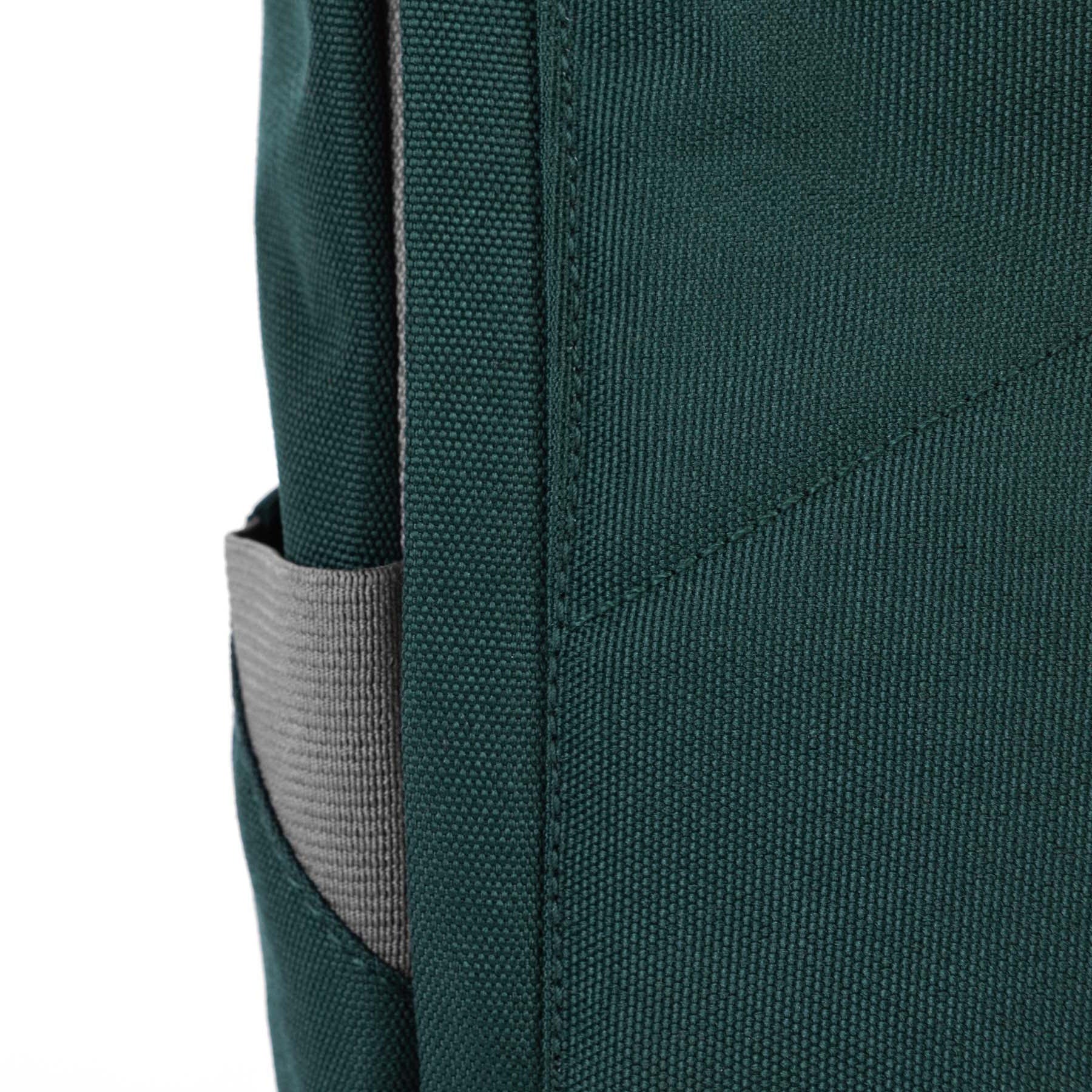 Finchley A forest recycled canvas backpack