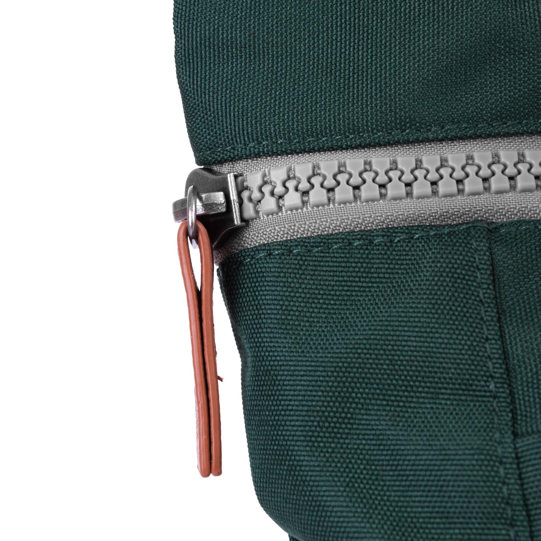 Finchley A forest recycled canvas backpack