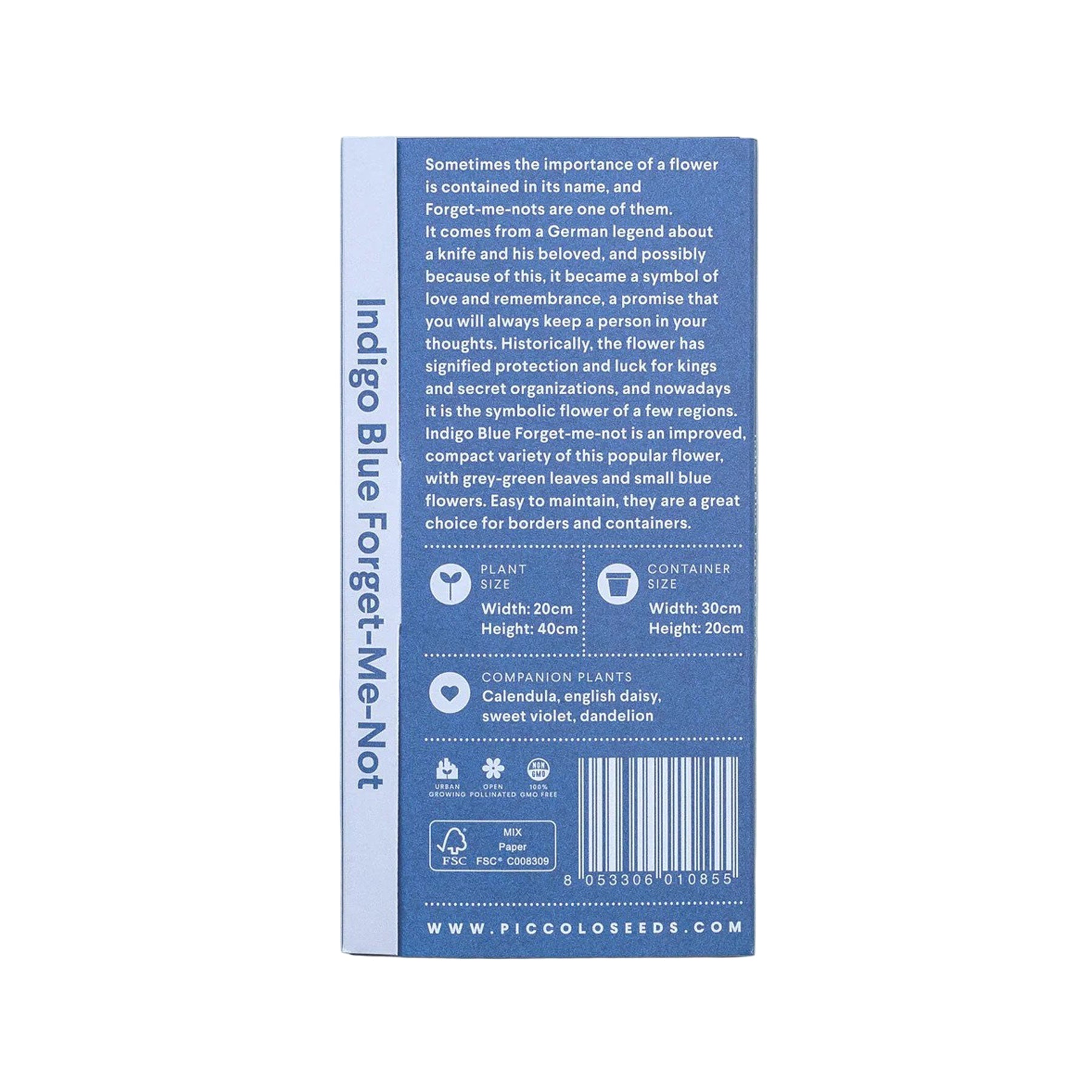 Forget me not indigo blue seeds