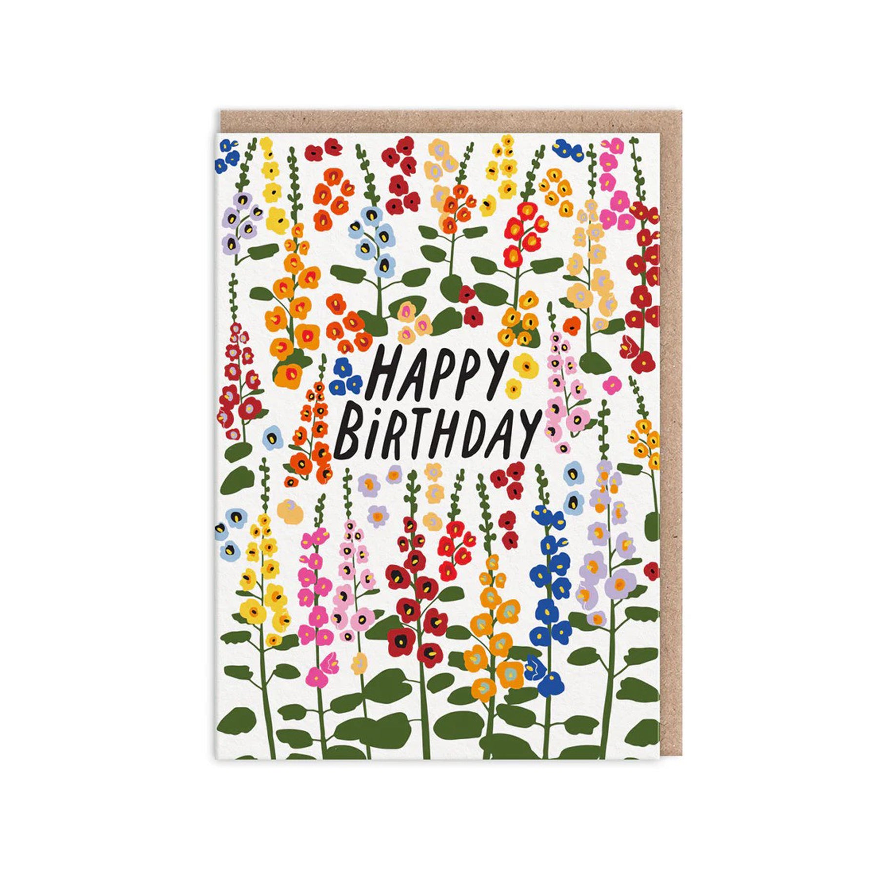 Foxgloves birthday card