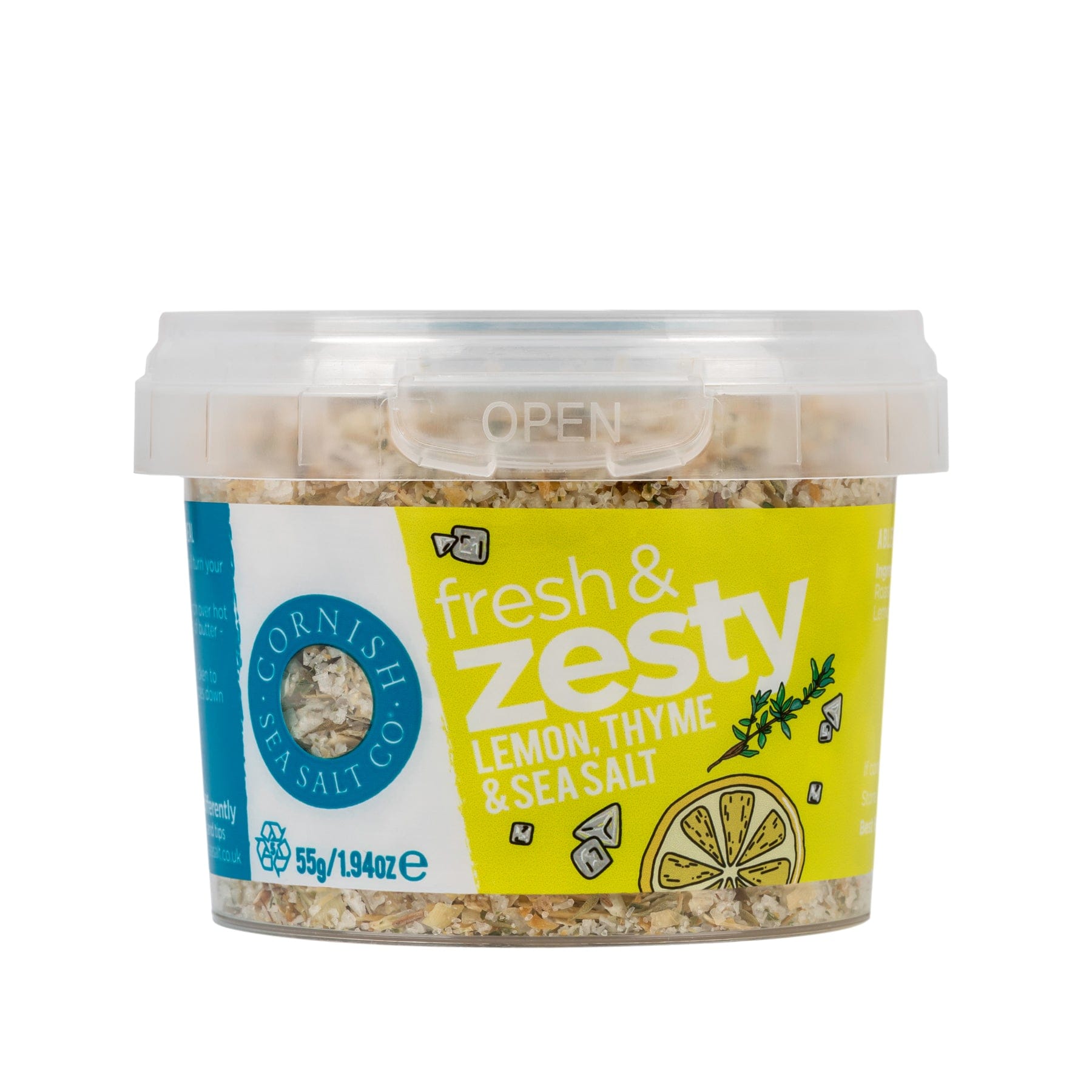 Fresh & zesty sea salt 55g