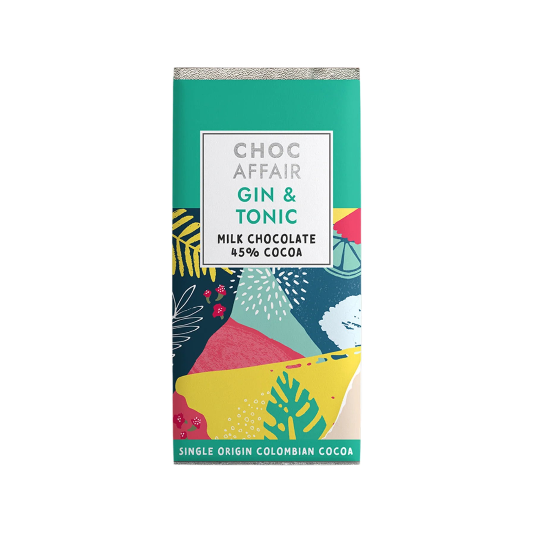 Gin & tonic milk chocolate bar 90g