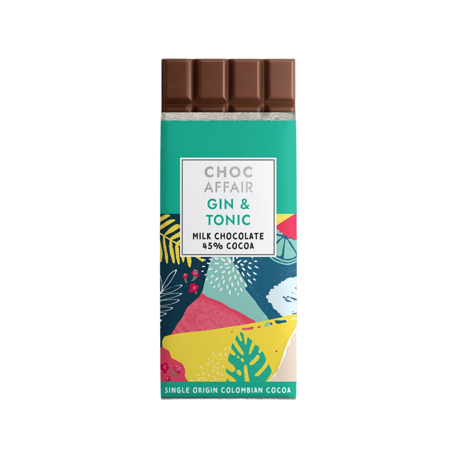 Gin & tonic milk chocolate bar 90g