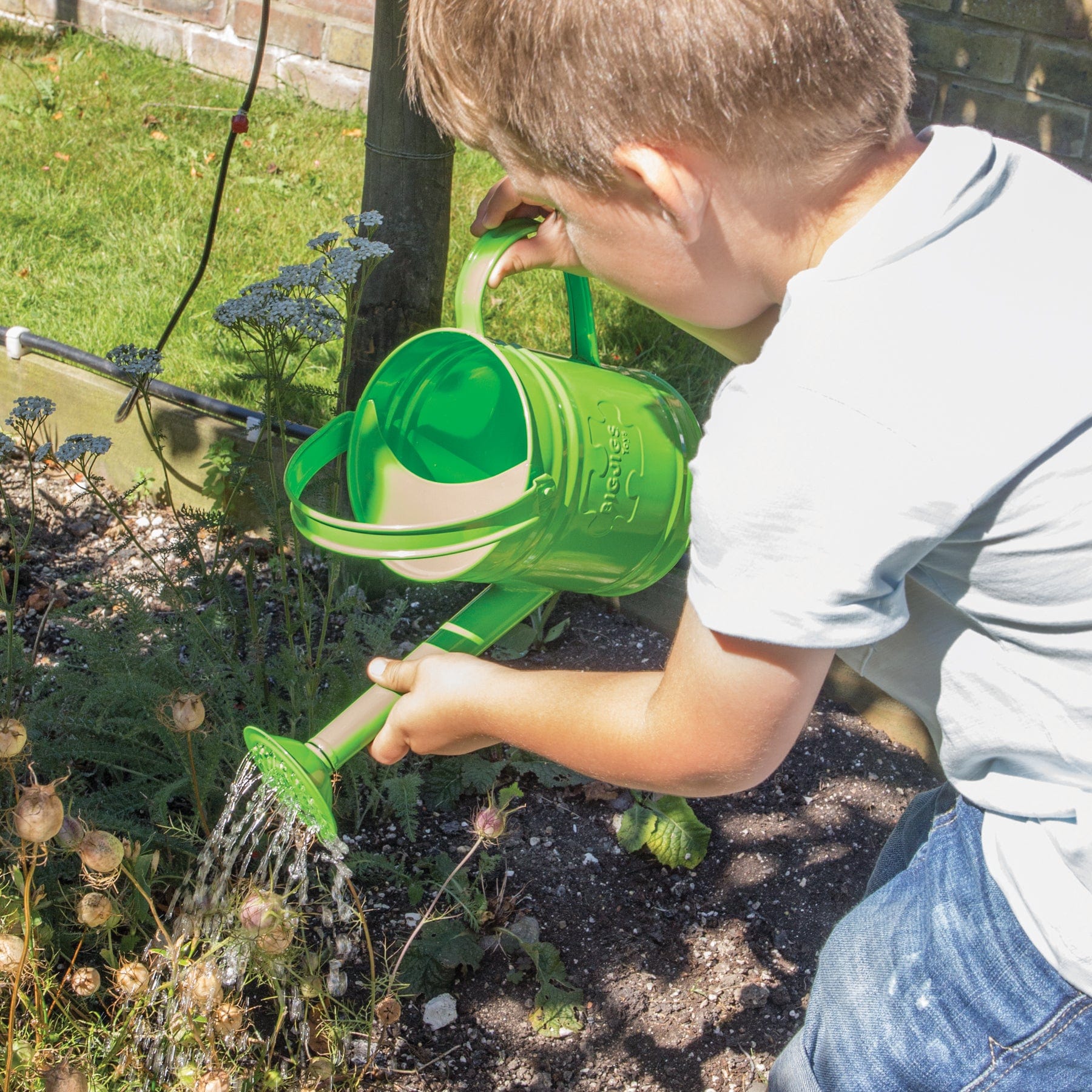 Kids green watering can