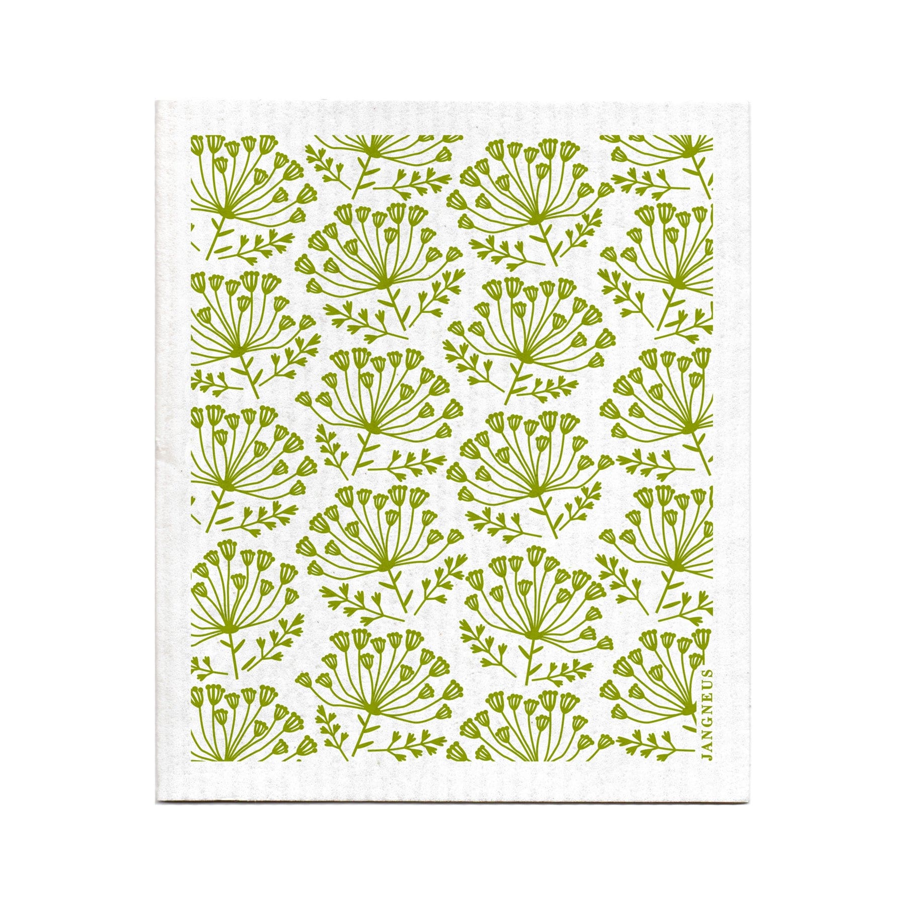 Biodegradable dishcloth - green dill