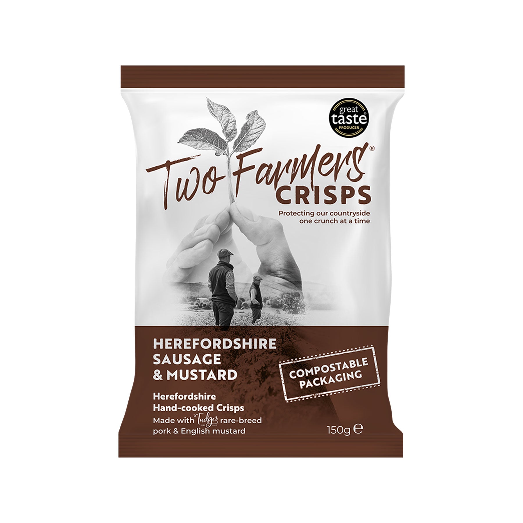 Herefordshire sausage & mustard crisps 150g